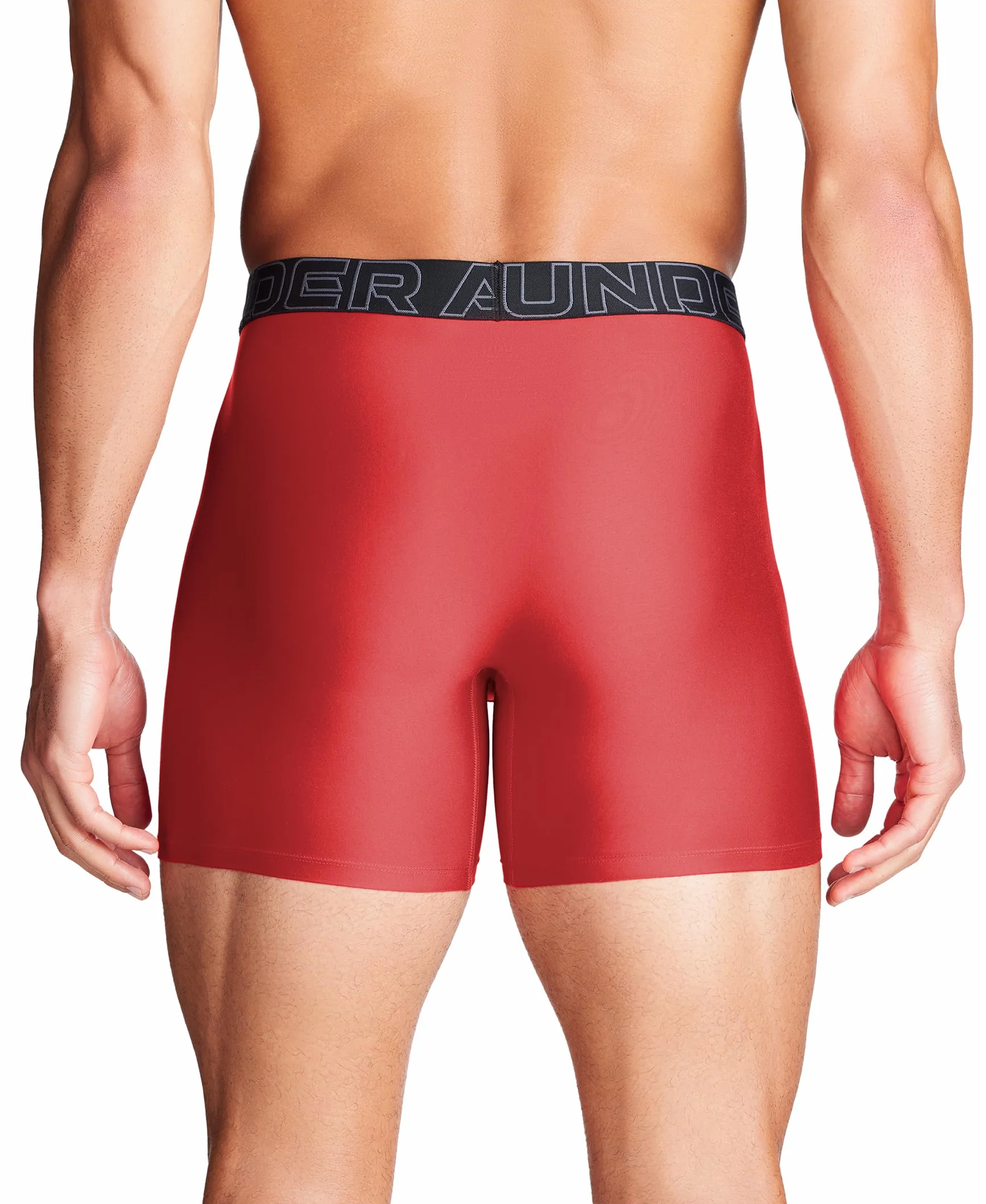 Under Armour Performance Tech Mesh Print Singles Męskie bokserki z nogawką o długości 15 cm.