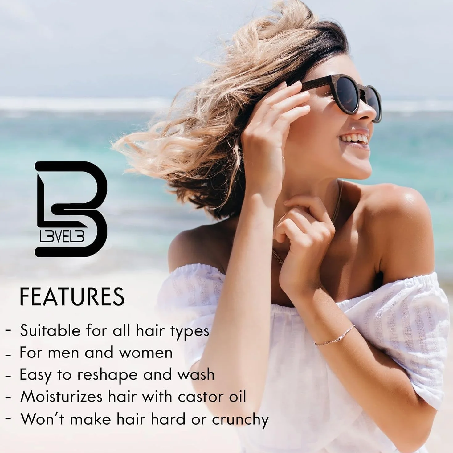 L3VEL3 Texturizing Salt Spray 250 ml Spray Teksturyzujący z Solą Objętość Naturalny Wygląd