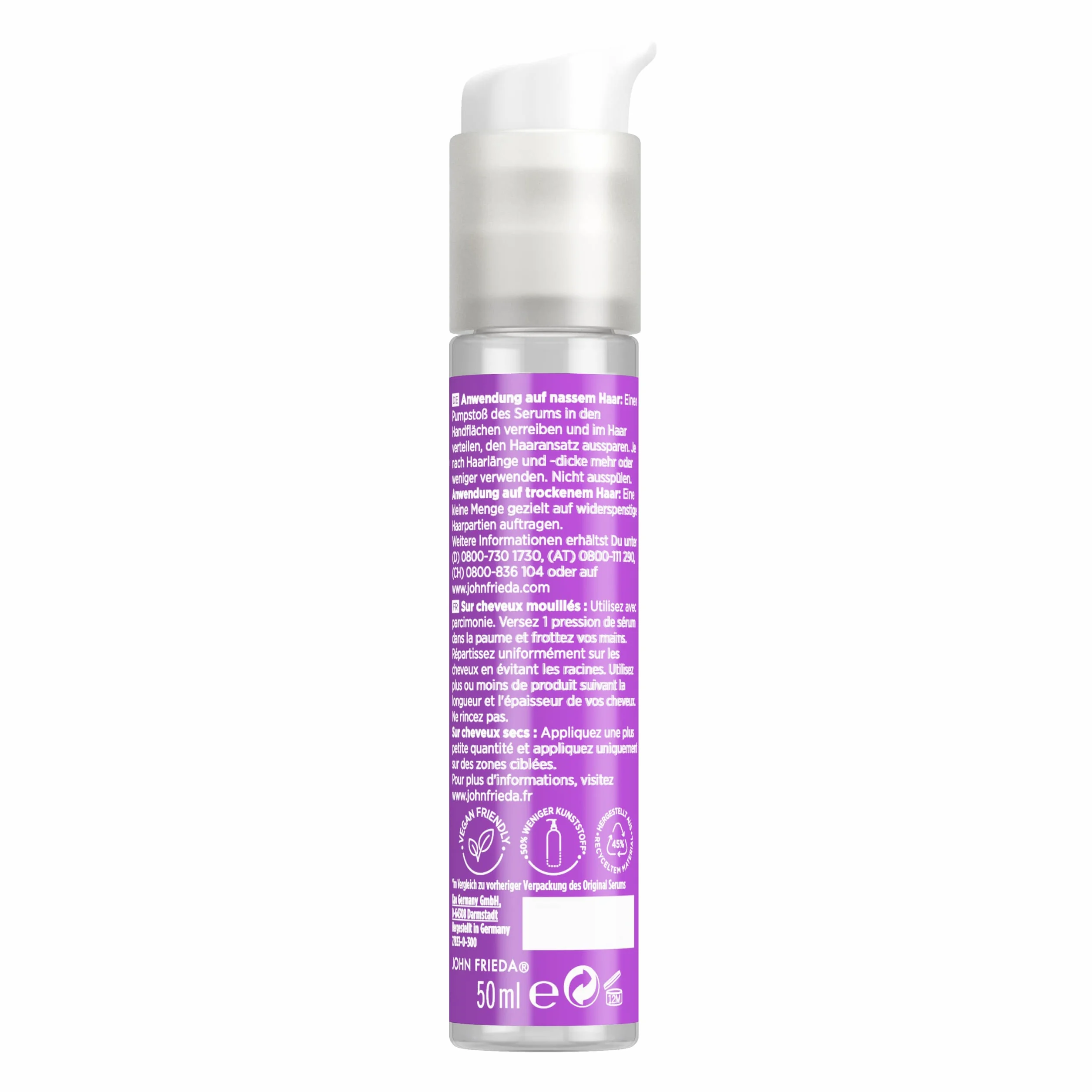 John Frieda Frizz Ease Serum do Włosów, 50 ml