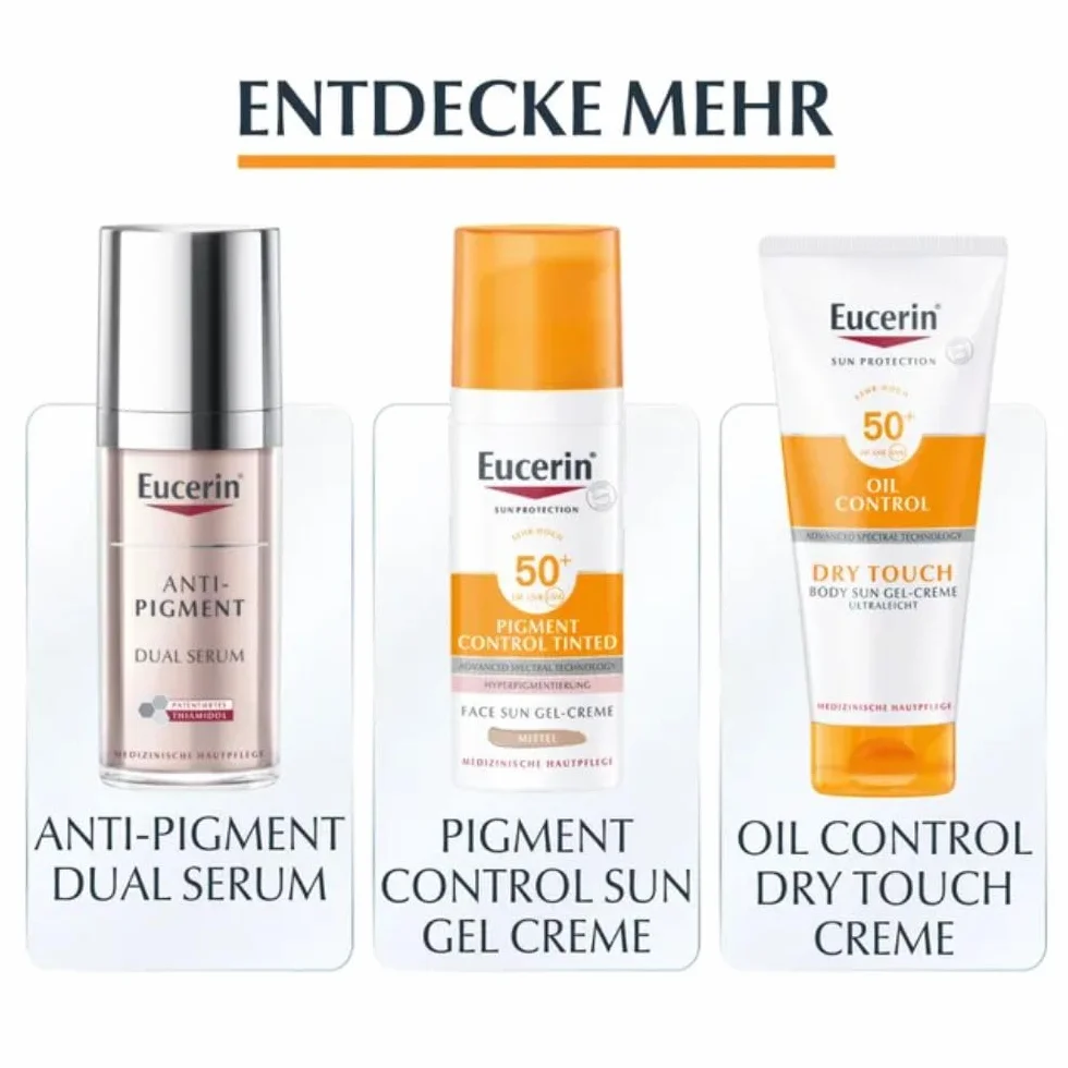 Eucerin Pigment Control LSF 50+ Sun Fluid, 50 ml Rozwiązanie
