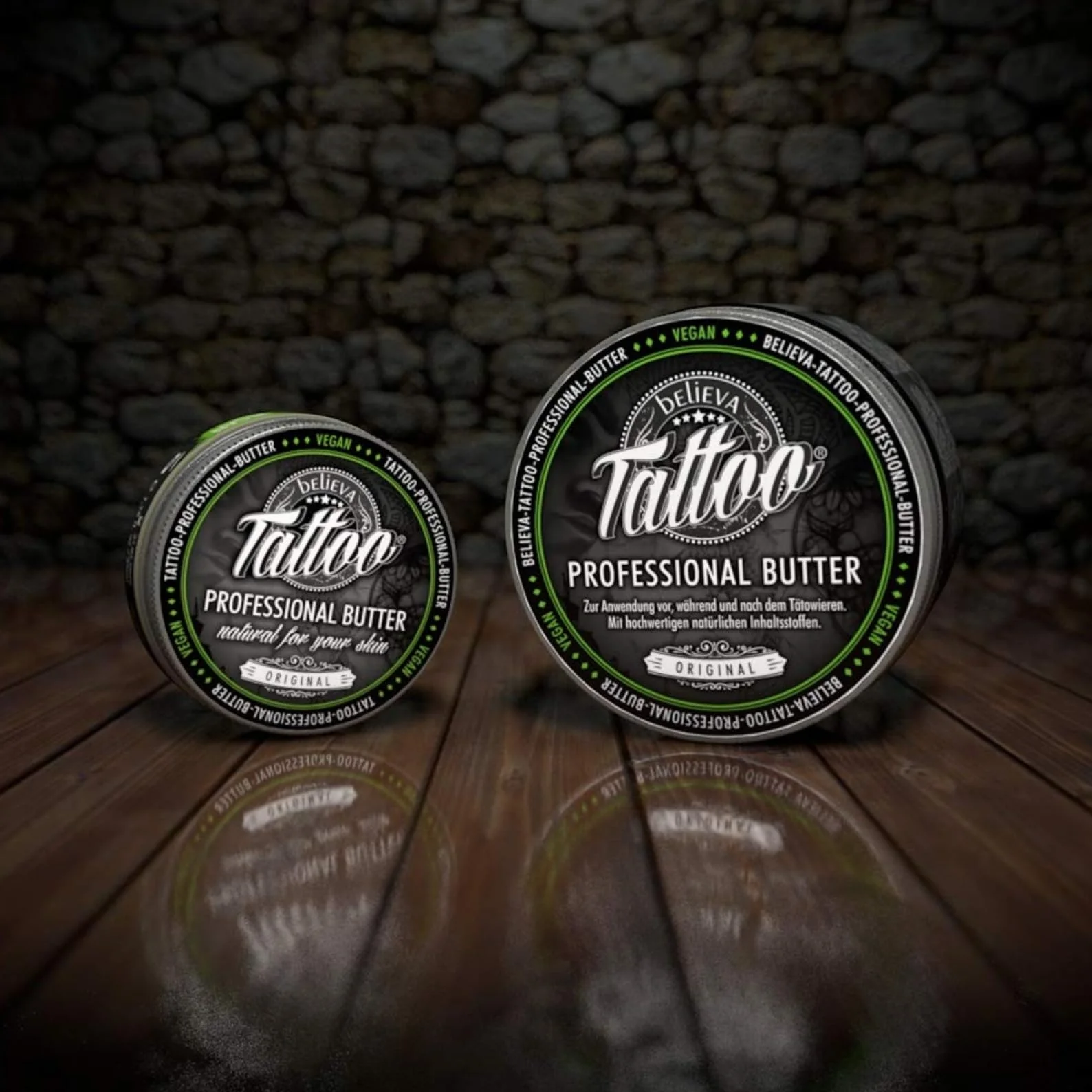 Believa Tattoo Masło 100ml Wegański Krem do Pielęgnacji Tatuażu
