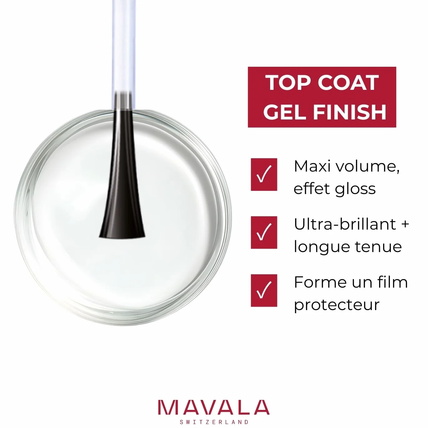 Mavala Top Coat Gel Finish 10 Ml