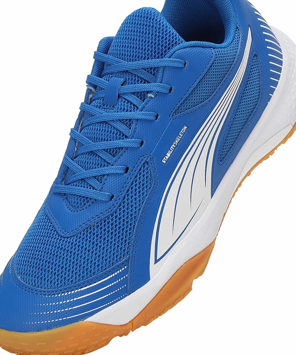 PUMA Solarflash Iii buty do hali unisex, Puma Team Royal PUMA biały, 42 EU