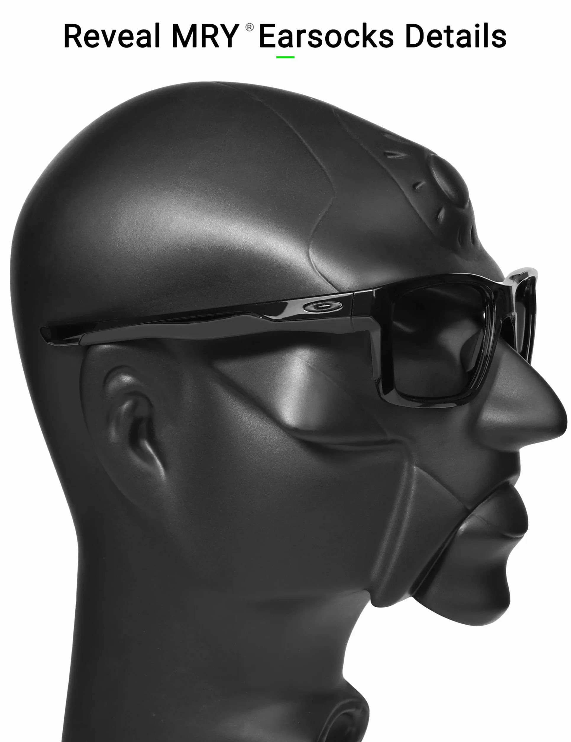 Mryok Wymienne nauszniki Nosepiece do okularów przeciwsłonecznych Oakley Mainlink/Mainlink XL/Mainlink MNP, Unikalny szary, Rozmiar uniwersalny