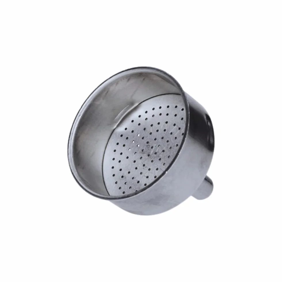 Bialetti Części zamienne w zestawie 1 filtr lejkowy, kompatybilny z Moka Express, Dama, Elettrica i Mini Express (2 filiżanki)