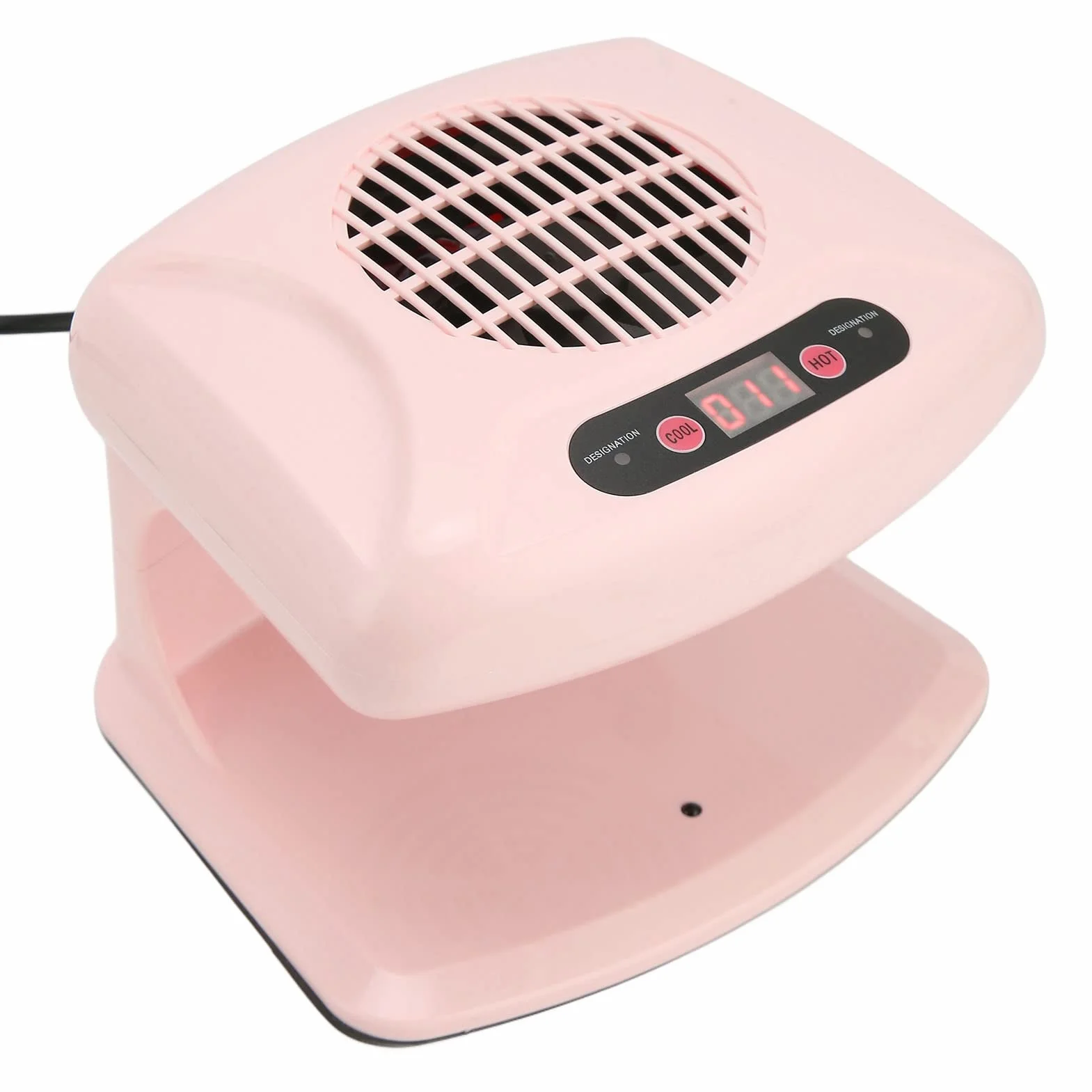 Automatyczna Suszarka do Paznokci o Mocy 300 W z Czujnikiem Podczerwieni, Czas Domyślny 999 S Podwójna Dmuchawa z Wentylatorem na Zimne Gorące Powietrze do Suszenia (Wtyczka UE