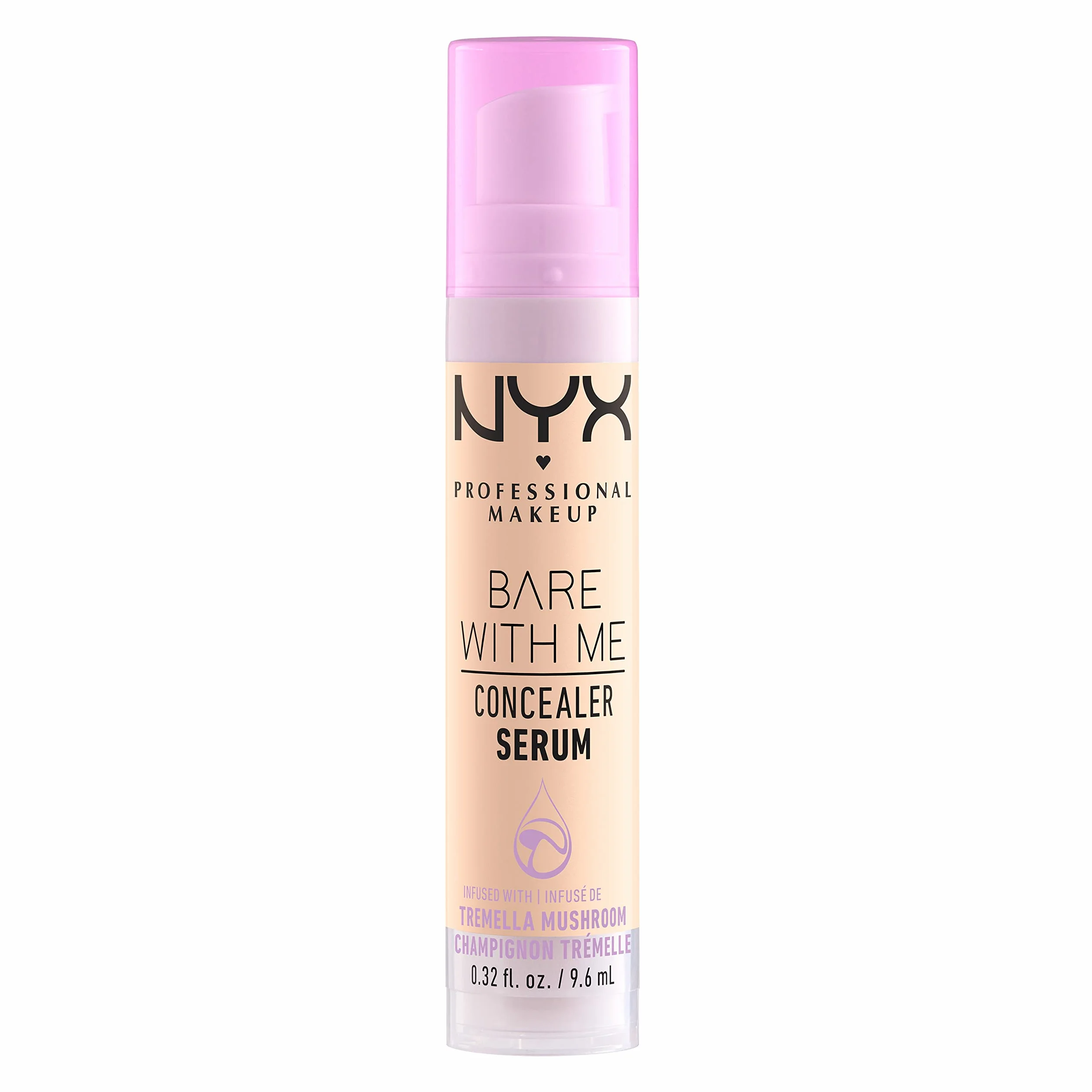 NYX Professional Makeup Korektor serum Bare With Me, naturalne wykończenie, średnie krycie, odcień : Fair (01)