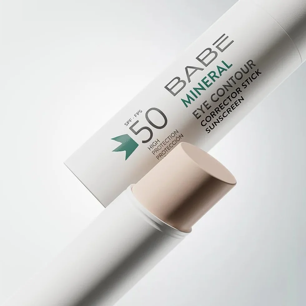 Mineral Eye Contour SPF50 Fotoprotektor konturów oczu Filtry Słoneczne 100% Minerały Skóra wrażliwa