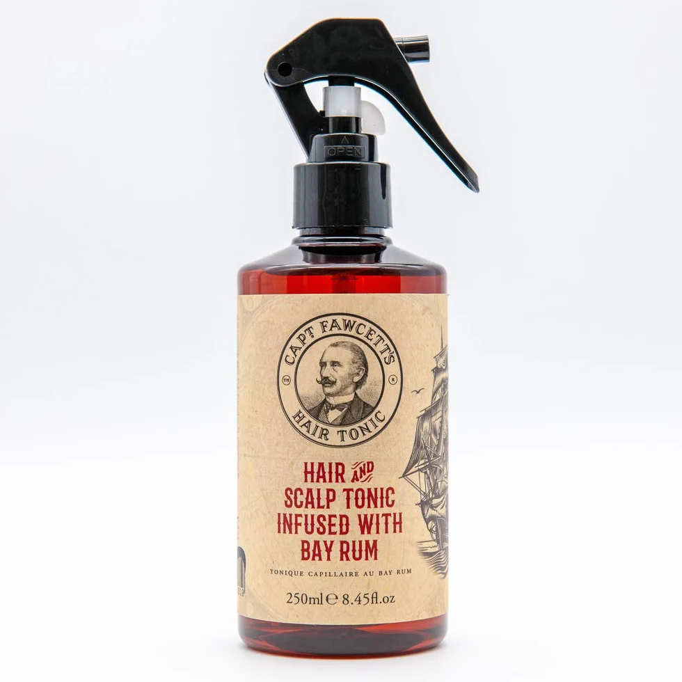 Captain Fawcett's Hair Tonic Tonik do włosów Bay Rum Sea Salt Spray 200 ml