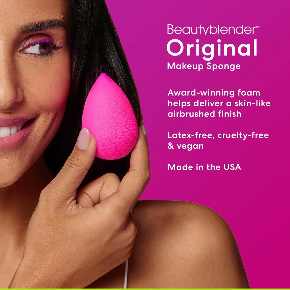 BeautyBlender AV2022-BeautyBlender gąbka do aplikatora do pudru, płynnego pokrycia, kremu BB lub innych kosmetyków podkładowych in-87e7420f