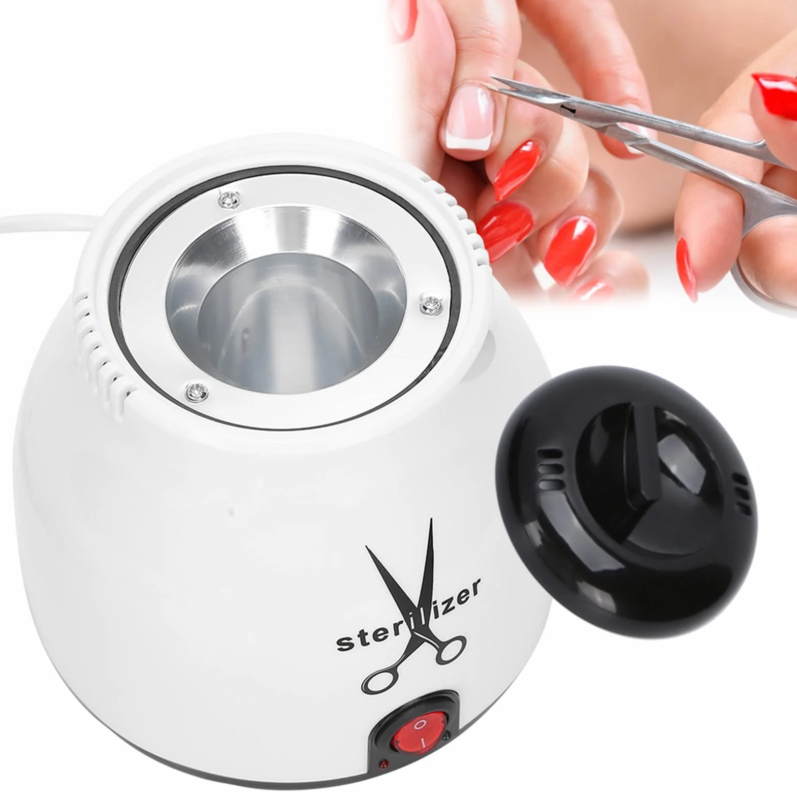 Sterylizator do studia paznokci, sterylizator wysokotemperaturowy do instrumentów do manicure, sterylizator Nail Tool sterylizator, urządzenie do sterylizacji kosmetyków, narzędzi fryzjerskich
