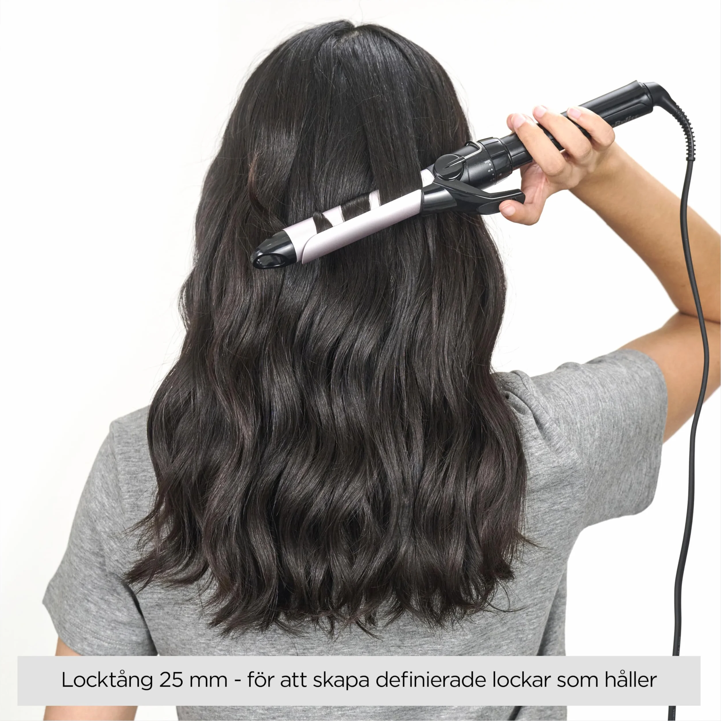 BaByliss Lokówka 25 mm C325E 10 ustawień temperatury wałek satynowy