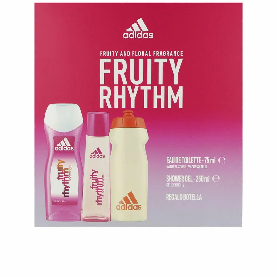 Adidas Fruity Rhythm 3-częściowy zestaw perfum damskich - Marka: Adidas - EAN: 3616305817464