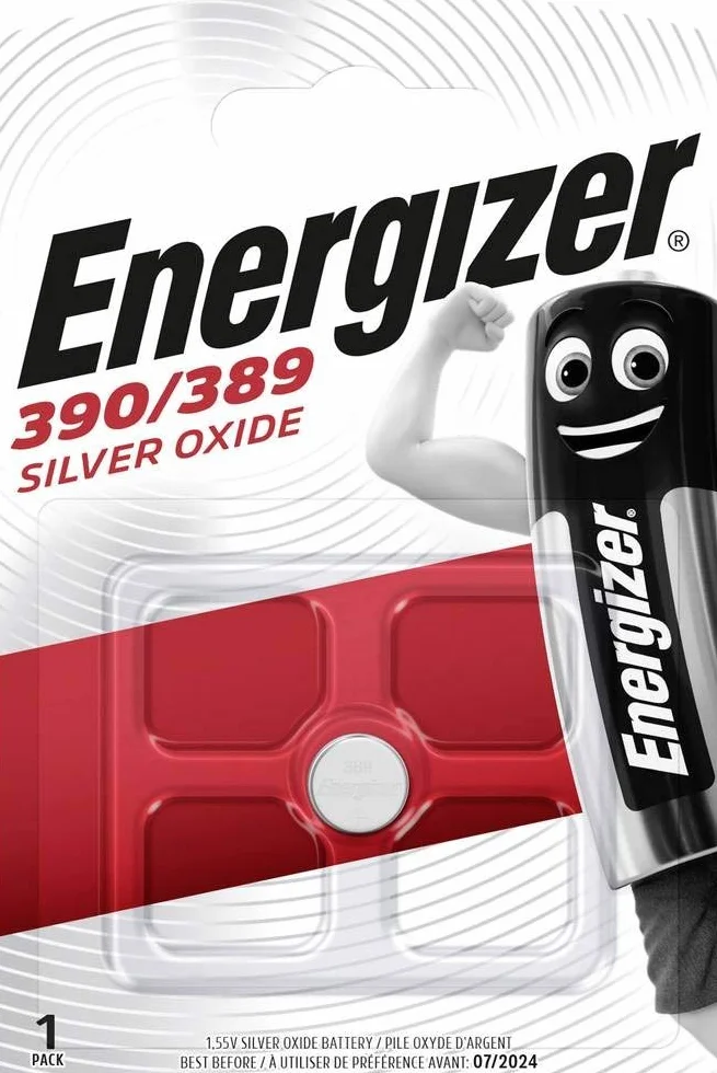 Energizer 390/389 390 SR54 SR1130SW ogniwo guzikowe Srebrny tlenek Low Drain 3,1x11,6 (wys. x Ø/mm) 1,55 V w