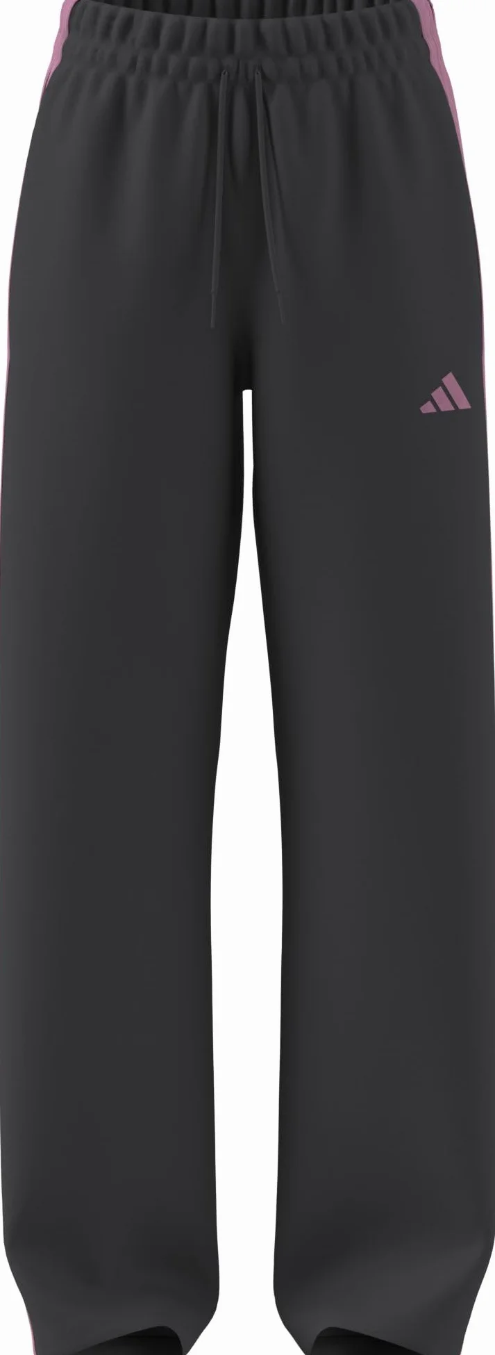 adidas Essentials 3-stripes Open Hem Fleece Pants - Spodnie golfowe Kobiety