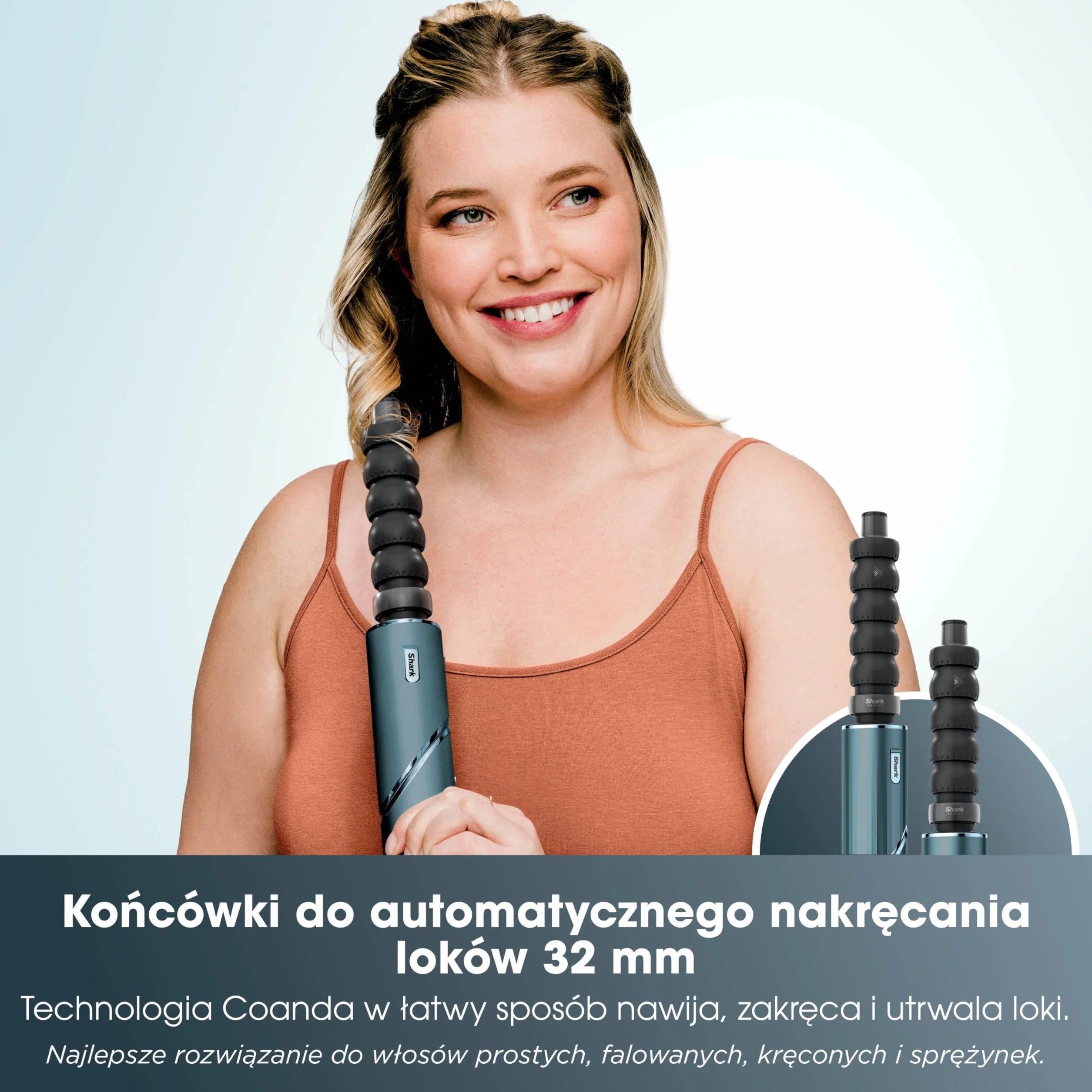 Shark Suszarka do Włosów 5 w 1 HD456TLEU Zielony