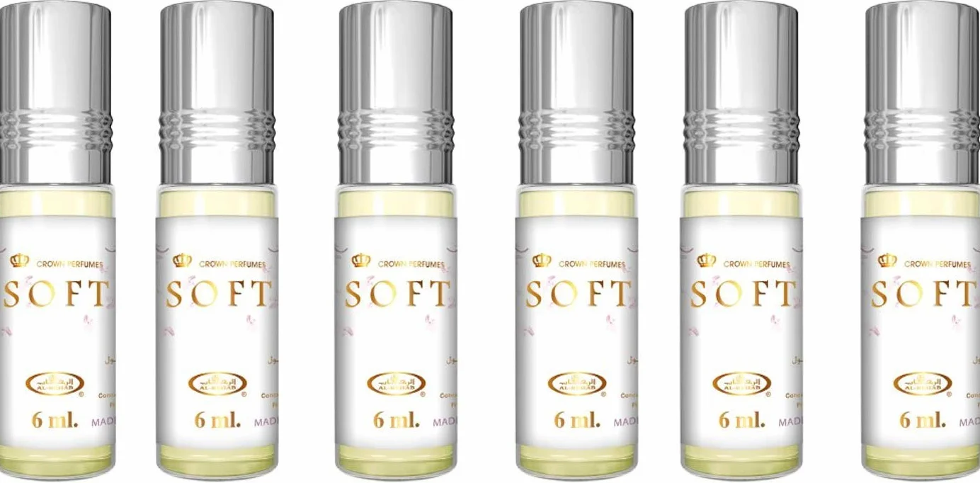 Soft Perfume Oil for women – 6 x 6 ml by Al Rehab by Al Rehab