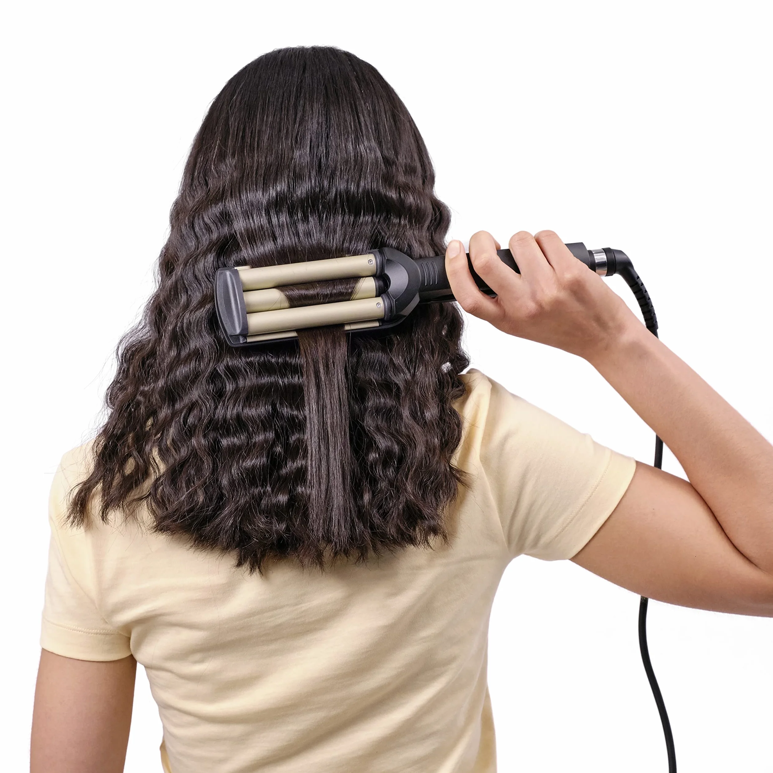 BaByliss Easy Waves C260E Triferro Beach Waves lokówka ceramiczno-tytanowa 3 ustawienia temperatury