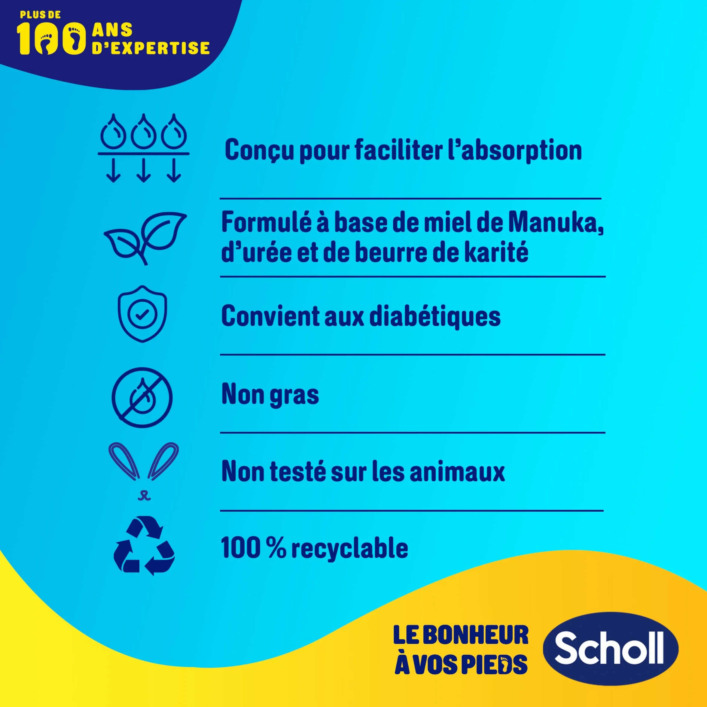 Scholl ExpertCare Maseczka do stóp - 4 pary - gładsze i bardziej miękkie stopy w 1 użyciu - Intensywne nawilżenie miodem Manuka, mocznikiem i masłem shea - nawilża i regeneruje suchą skórę