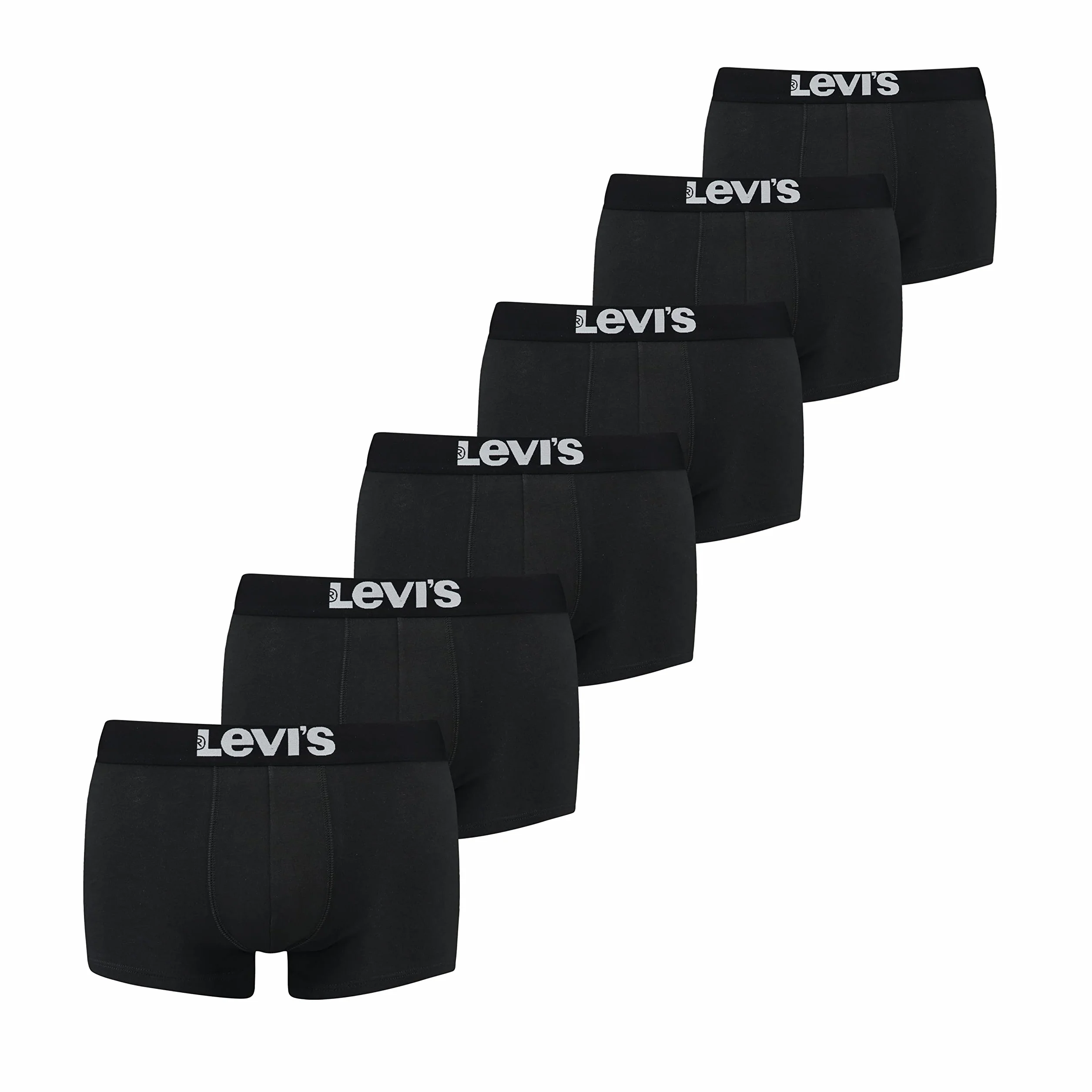 Levi's Męskie bokserki Basic Trunk, Czarny, L