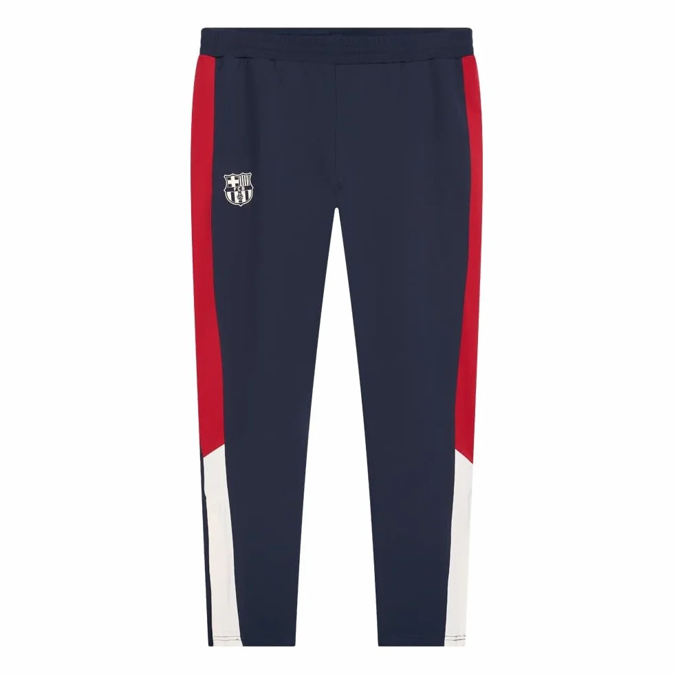 Dres treningowy FC Barcelona dla dzieci - sezon 22/23 - rozmiar 116 do 164 - niebiesko/beżowy - dres treningowy dla chłopców i dziewczynek