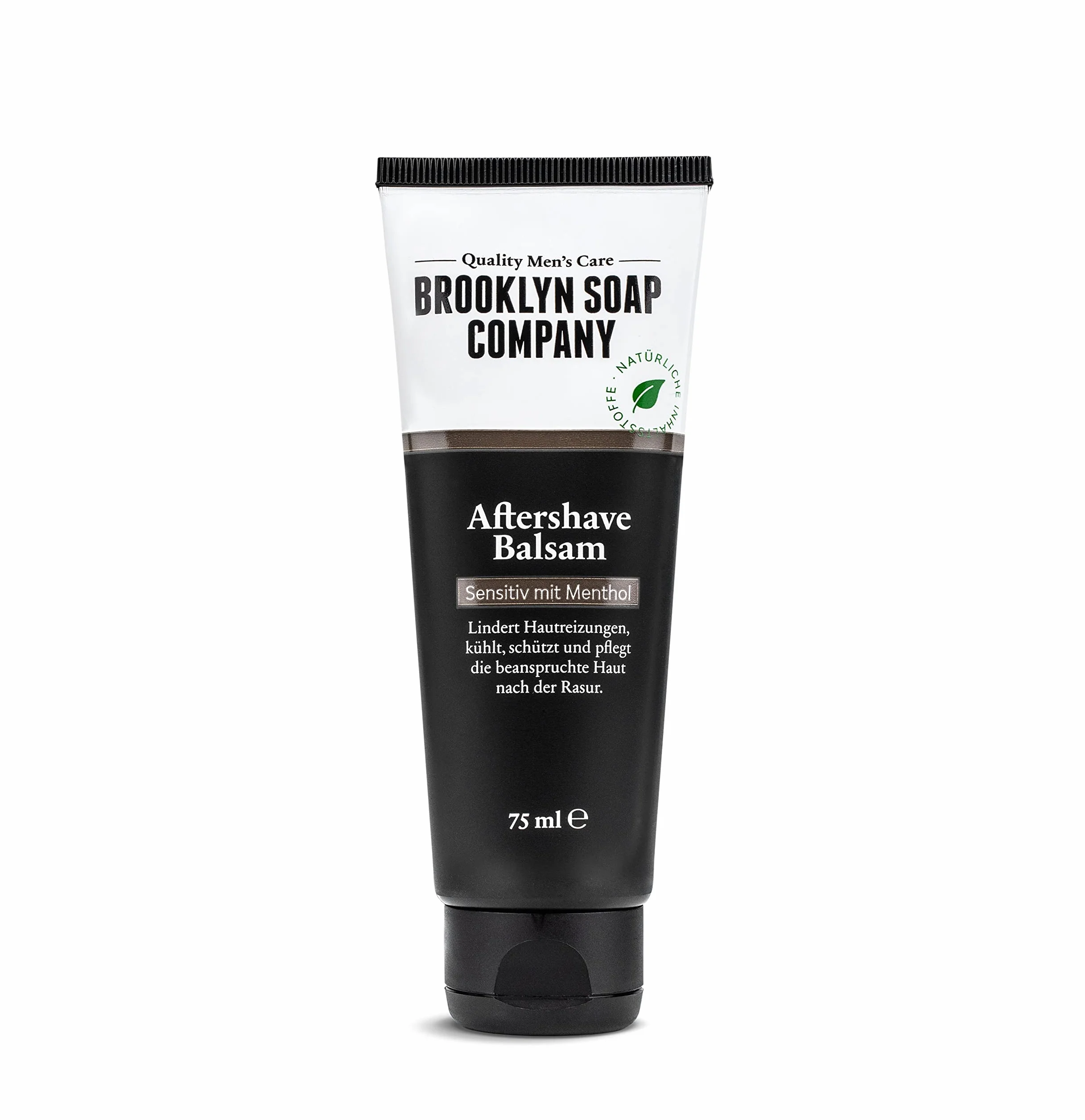 Brooklyn Soap Company Balsam po goleniu 75 ml Naturalna pielęgnacja dla mężczyzn Łagodzi podrażnienia skóry antybakteryjnie
