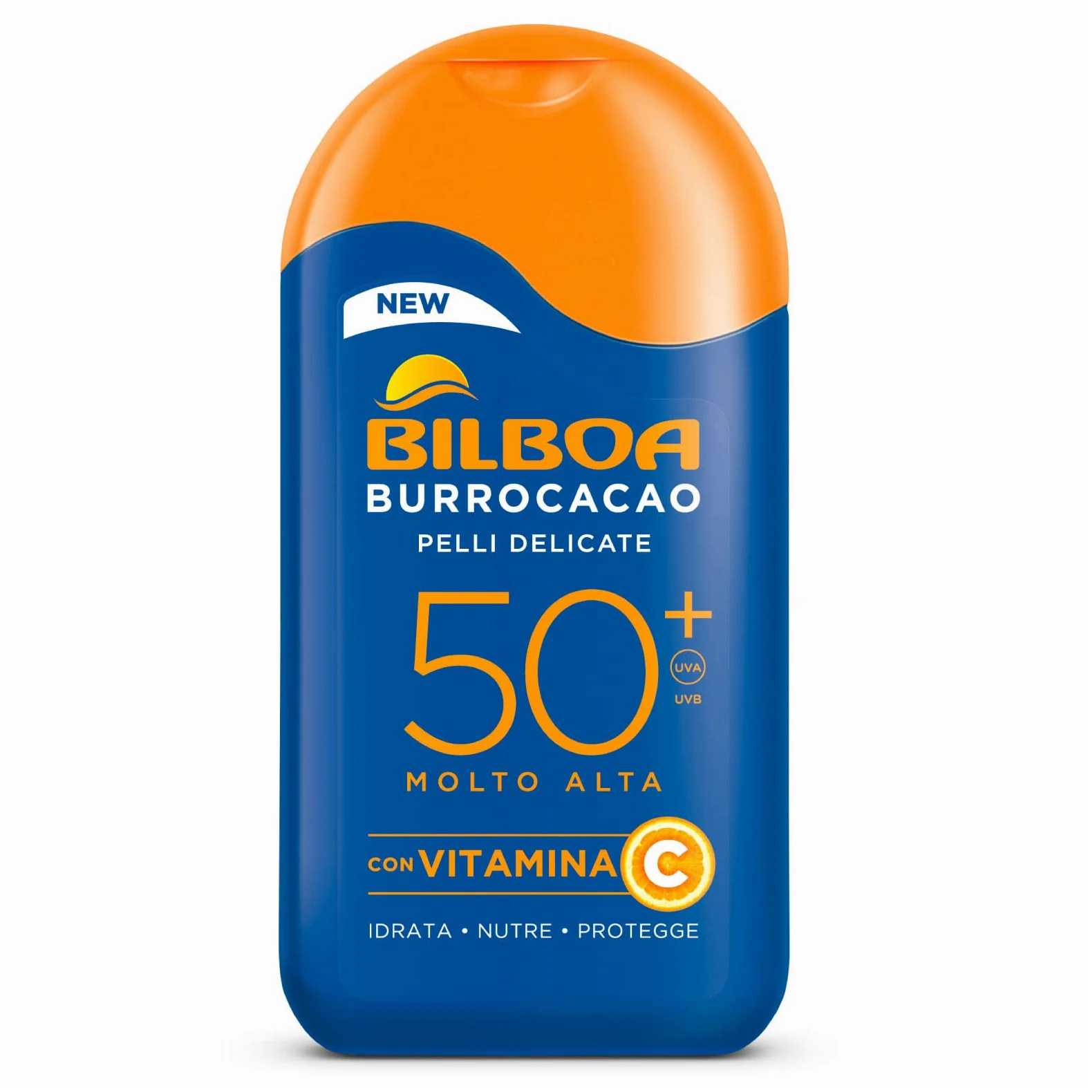 6 x Bilboa balsam do opalania mlekiem do ust bardzo wysoka ochrona SPF 50+ delikatnych skóry, 6 butelek po 200 ml