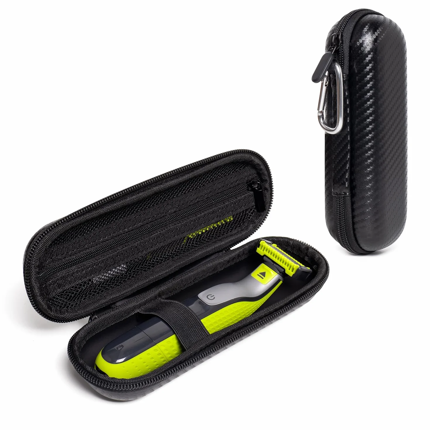 Nincha Kompaktowa torba podróżna na trymer do golenia Philips Hybrid Electric Trimmer and Shaver, Face + Body Groomer QP2724/90, QP2834/70, QP1924/70, QP6531/70, QP4631/90, twardy etui do przenoszenia