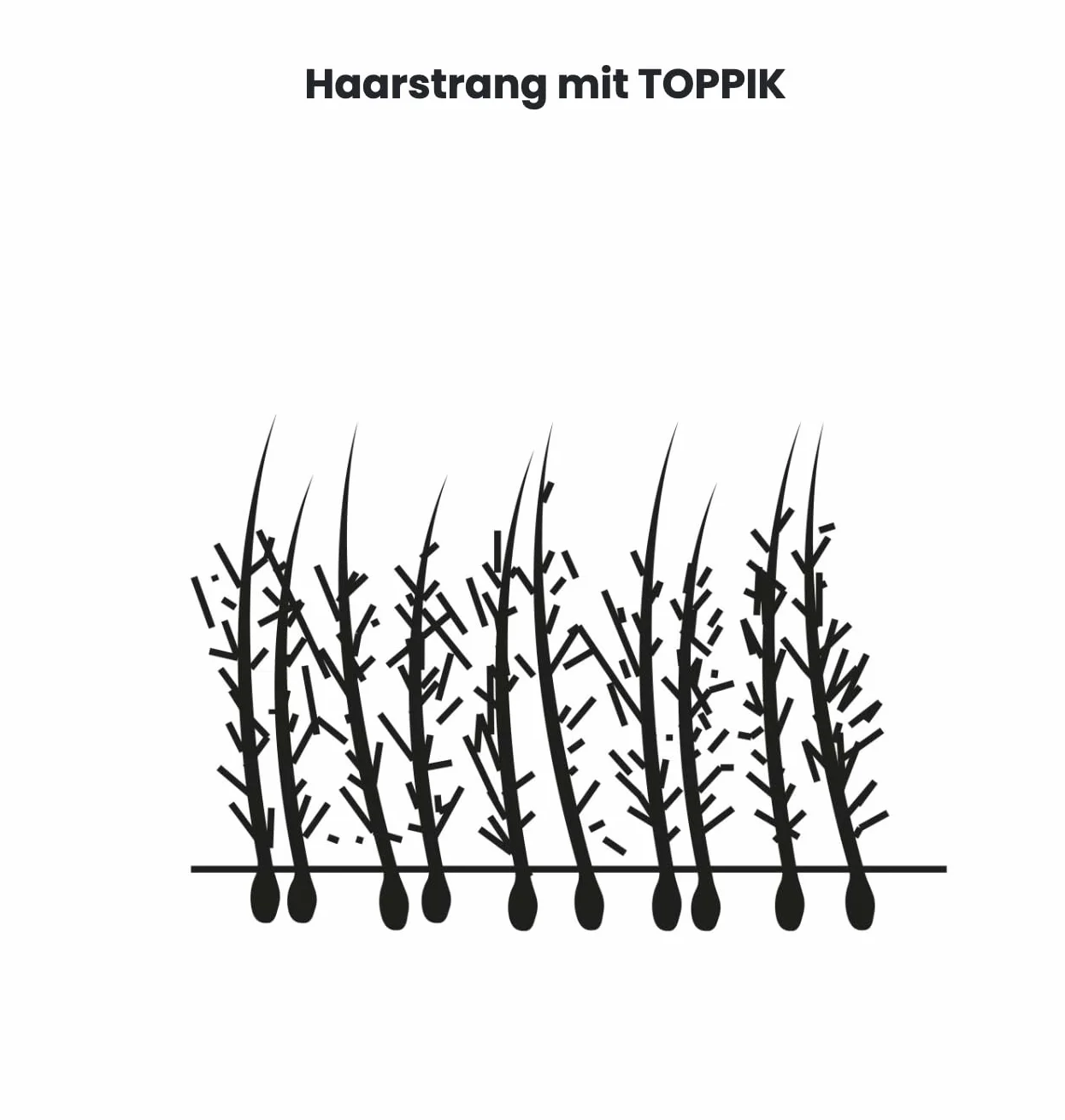 TOPPIK 27,5 g włókna do zagęszczania włosów do zagęszczania włosów czarne