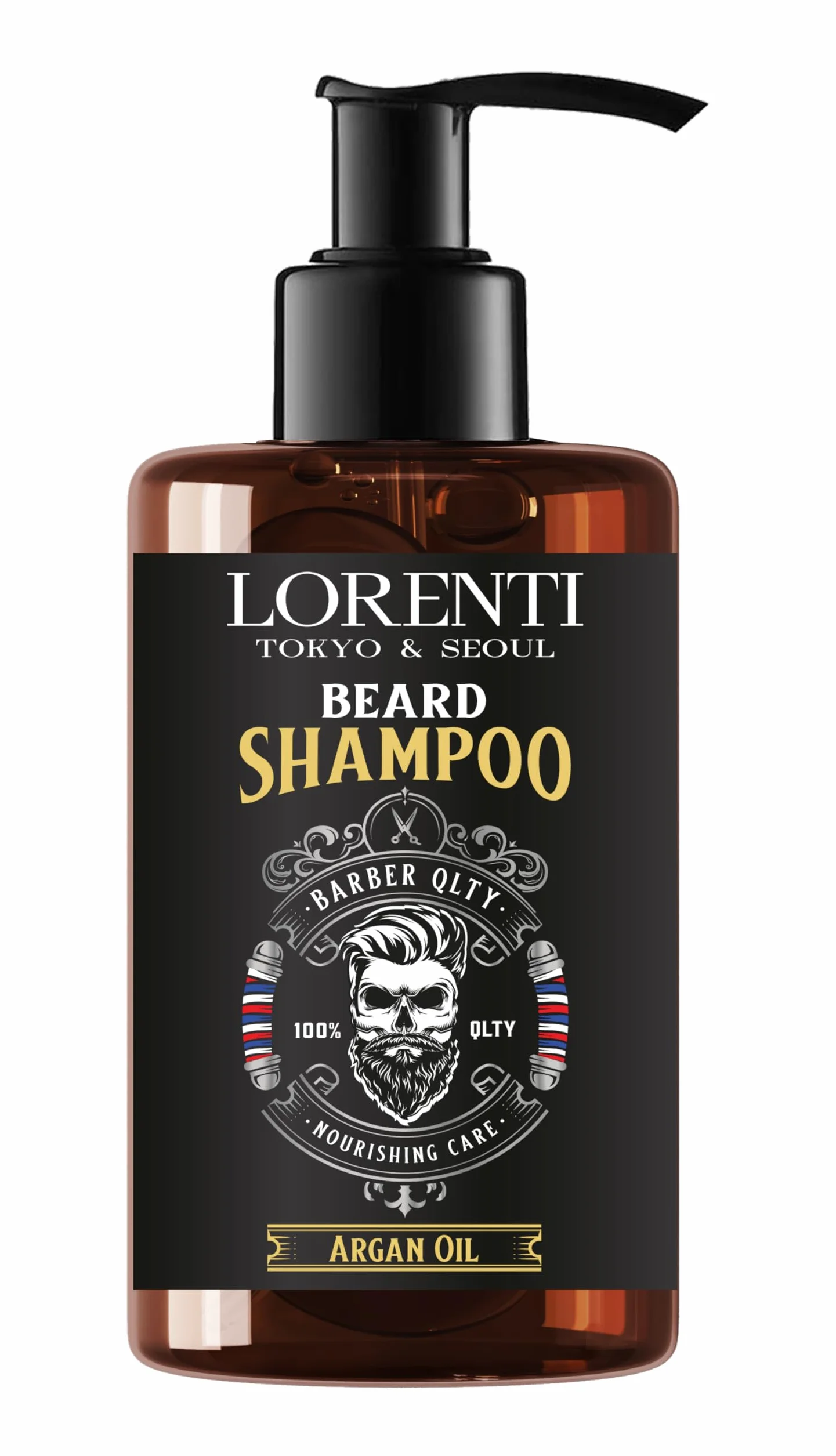 LORENTI TOKYO & SEOUL Argan Barber zestaw do pielęgnacji brody Beard Care Kit olejek szampon balsam