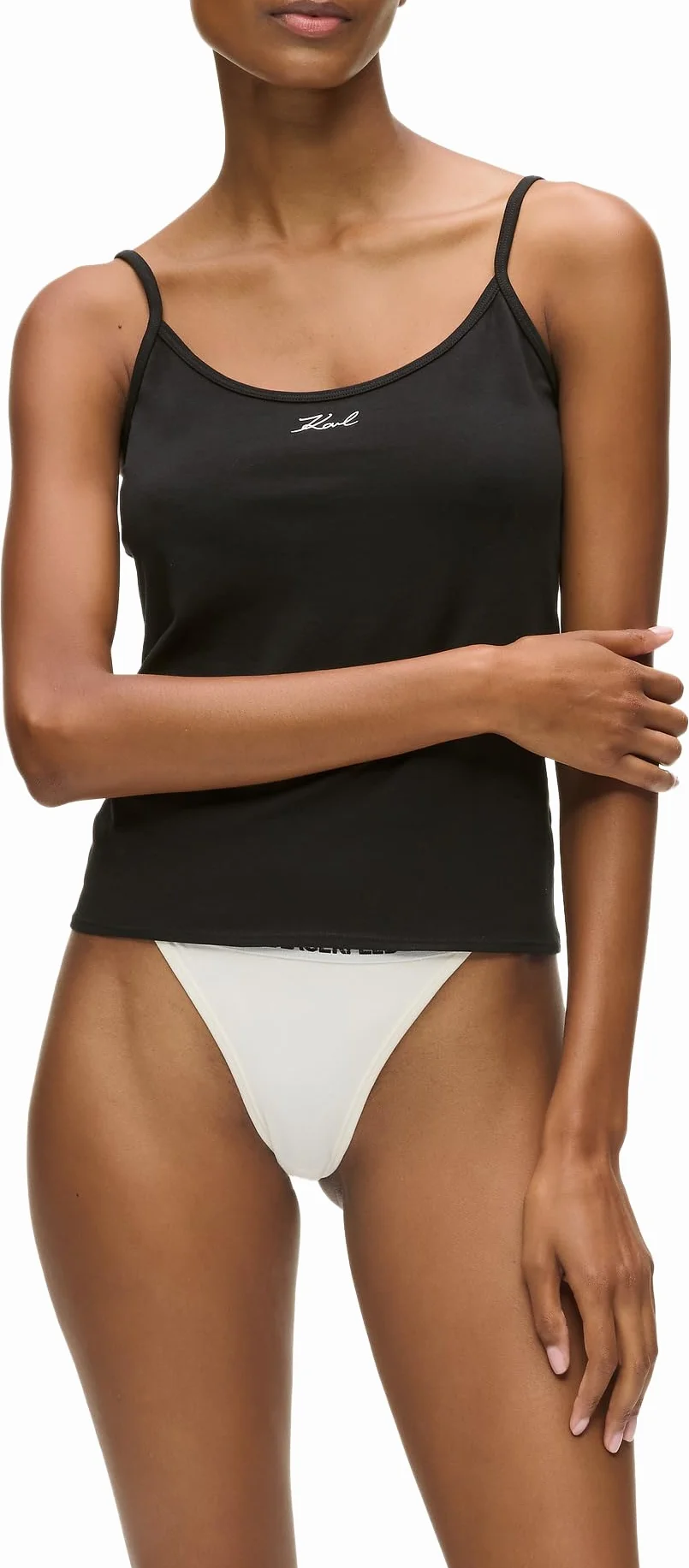KARL LAGERFELD B.V Cami koszula Kobiety Karl Lagerfeld, Women's, Signature Cami Top (2 Pack)