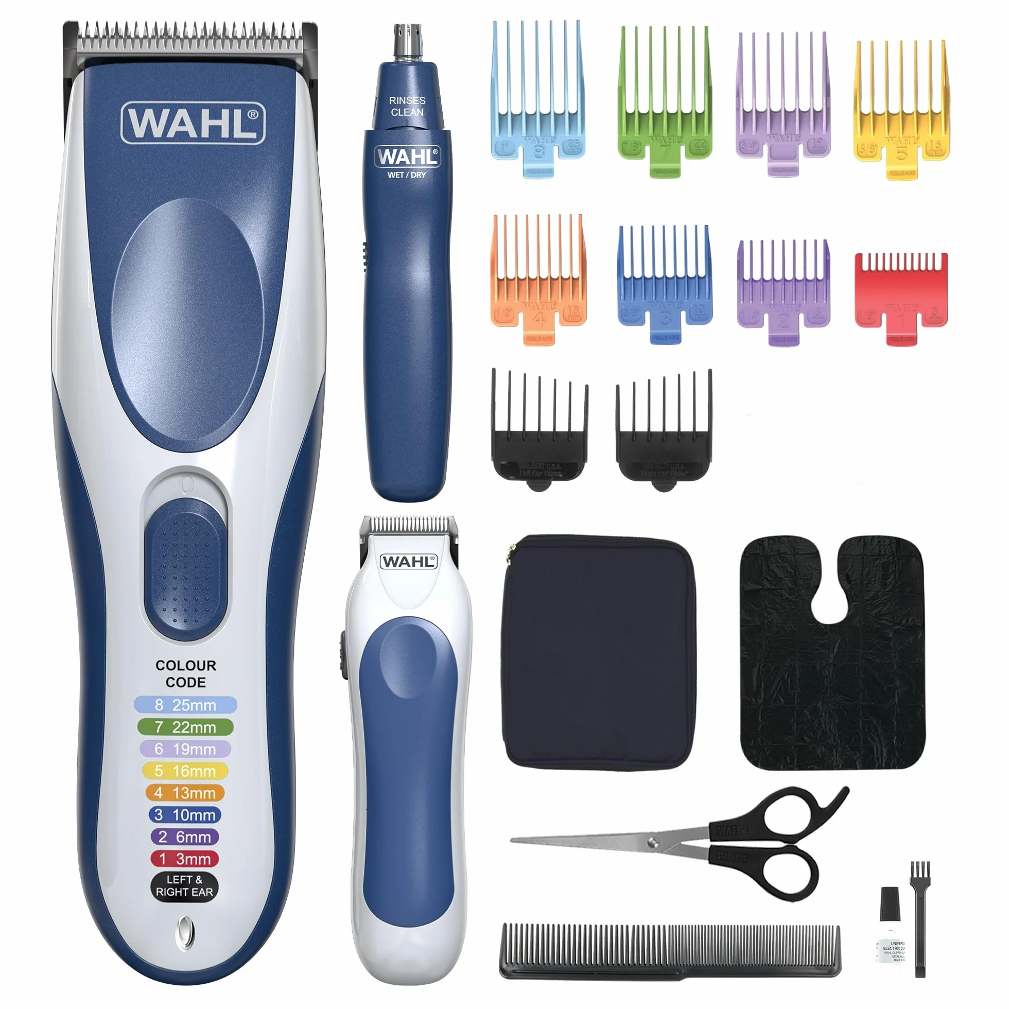 Wahl Color Pro Combo 3w1 maszynka do strzyżenia włosów dla mężczyzn z trymerem do brody