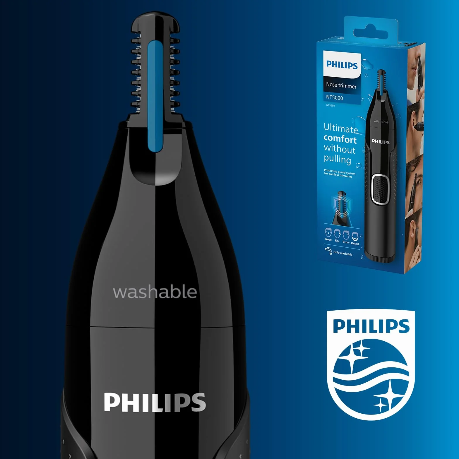 Philips Nose Trimmer serii 5000 NT5650/16 PrecisionTrim wodoodporny