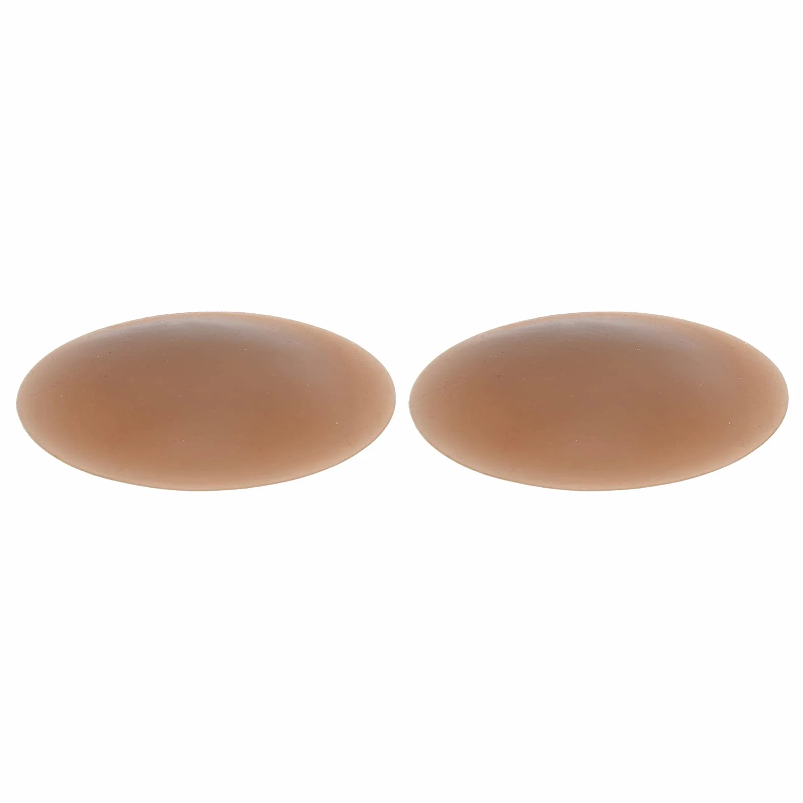 Qcwwy Silikonowe Samoprzylepne Paszteciki, Specjalnie Zaprojektowane Dla Kobiet, Brązowy, L = 10 cm (Nude)
