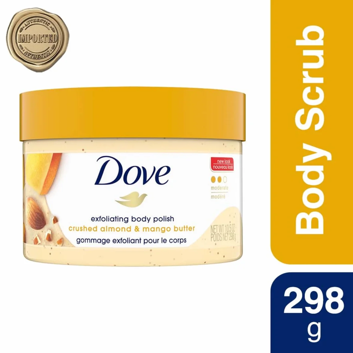 Dove peeling do ciała złuszczający z kruszonymi migdałami i masłem mango 298 g