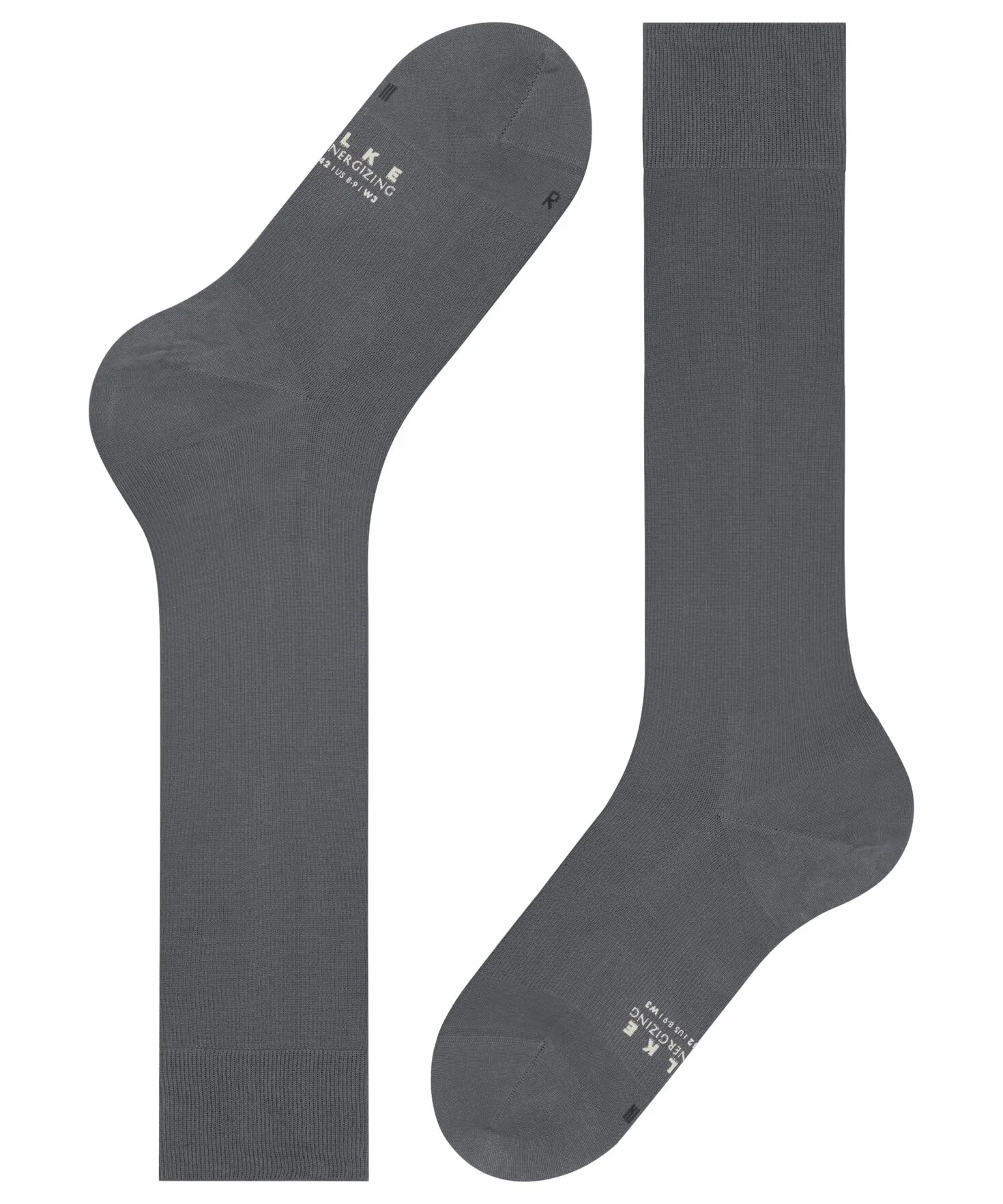 FALKE Mężczyźni Podkolanówki Ultra Energizing M Kh Bawełna kompresyjne 1 Para, Szary Pavement 3828 - Obwód łydki W4, 41-42 W4