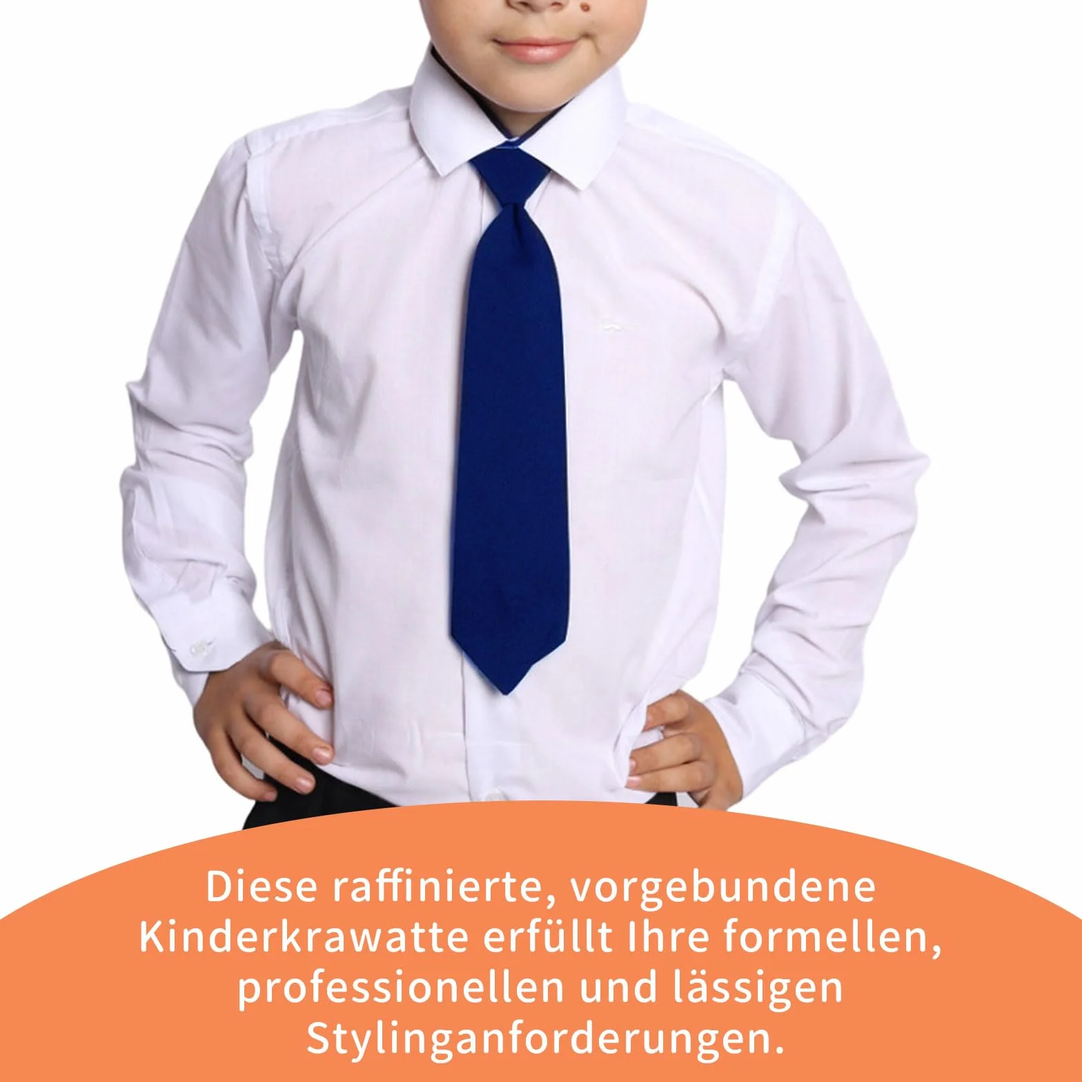 Krawat dziecięcy 28 cm, krawat dziecięcy, czarny krawat z satyny, formalny krawat na wesela, bale, mundurki szkolne