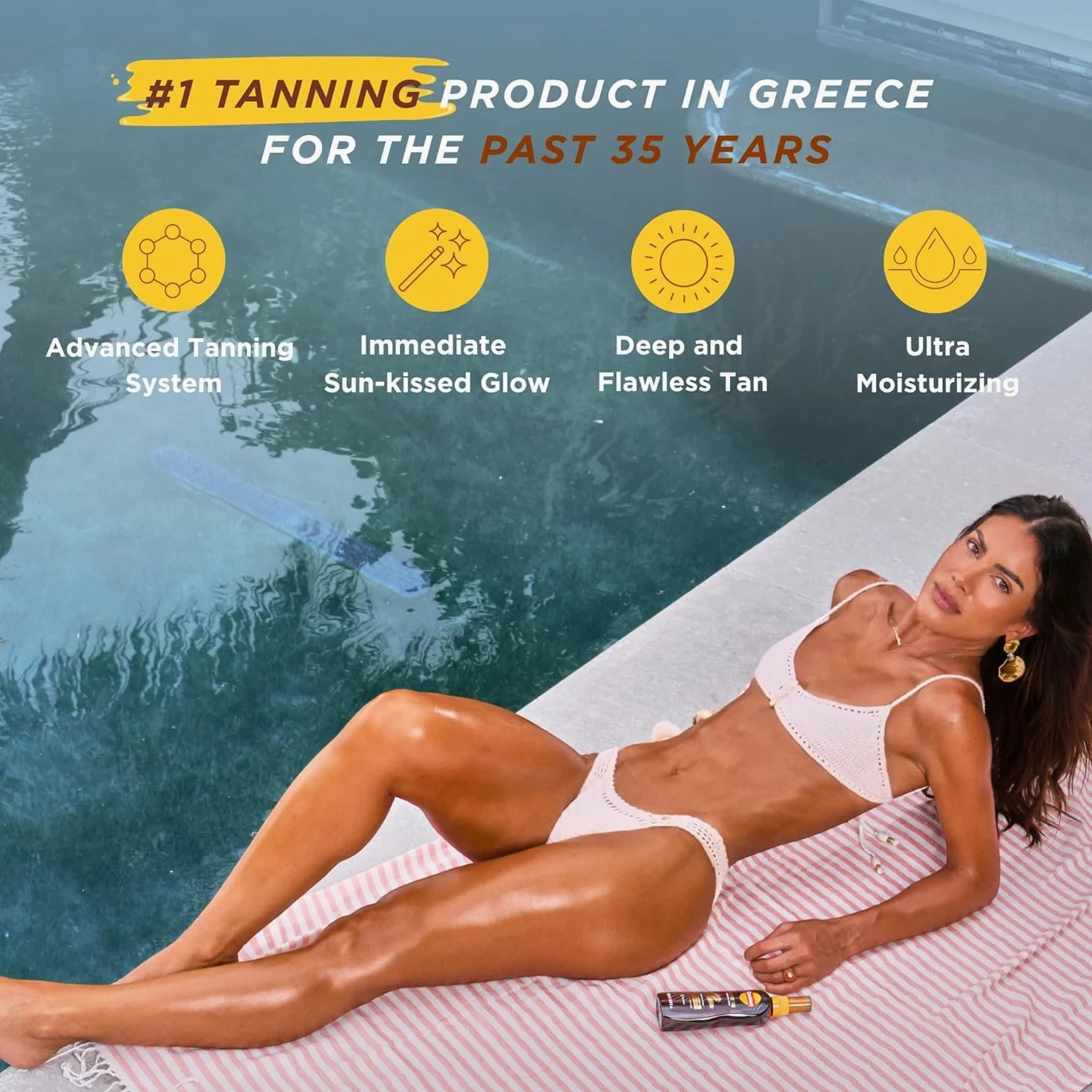 Carroten Intensive Tanning Oil 125 ml – przyspieszacz opalania z olejkami marchewkowymi i kokosowymi – wegański olejek do opalania z witaminami A i E