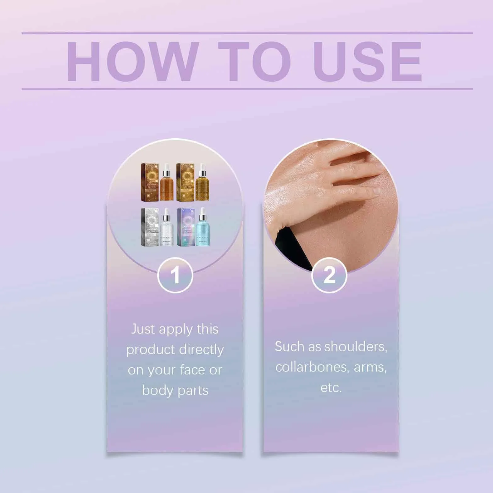Orphic Shimmer Dry Oil, Orphic Body Shimmer, Body Glitter Oil, Glow Recipe, wielokolorowy, wodoodporny, długotrwały puder brokatowy na festiwal, maskaradę, urodziny (B)