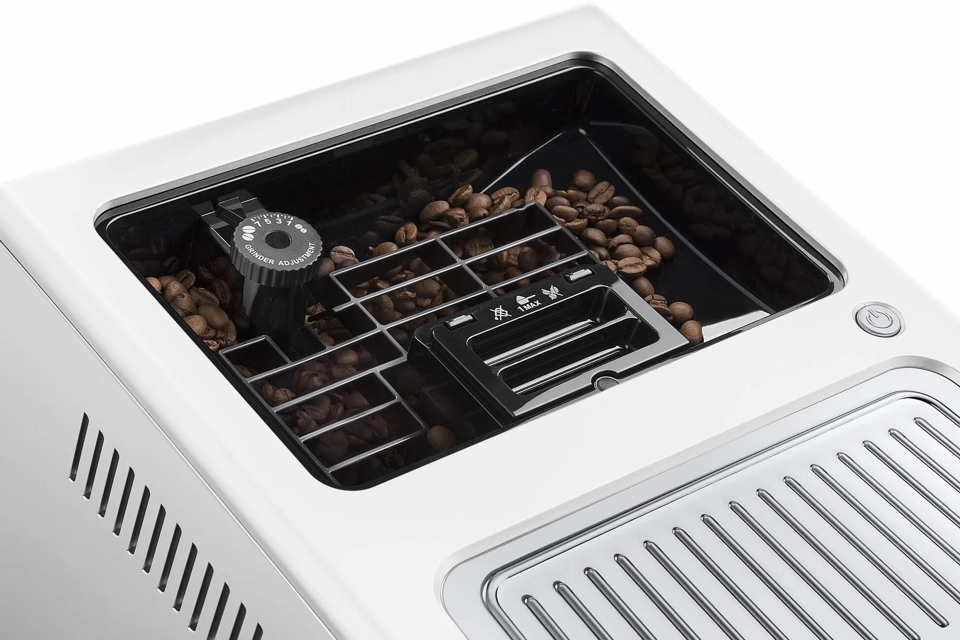 De’Longhi Primadonna Ekspres do Kawy, Biały/Kremowy, 1450W 240V
