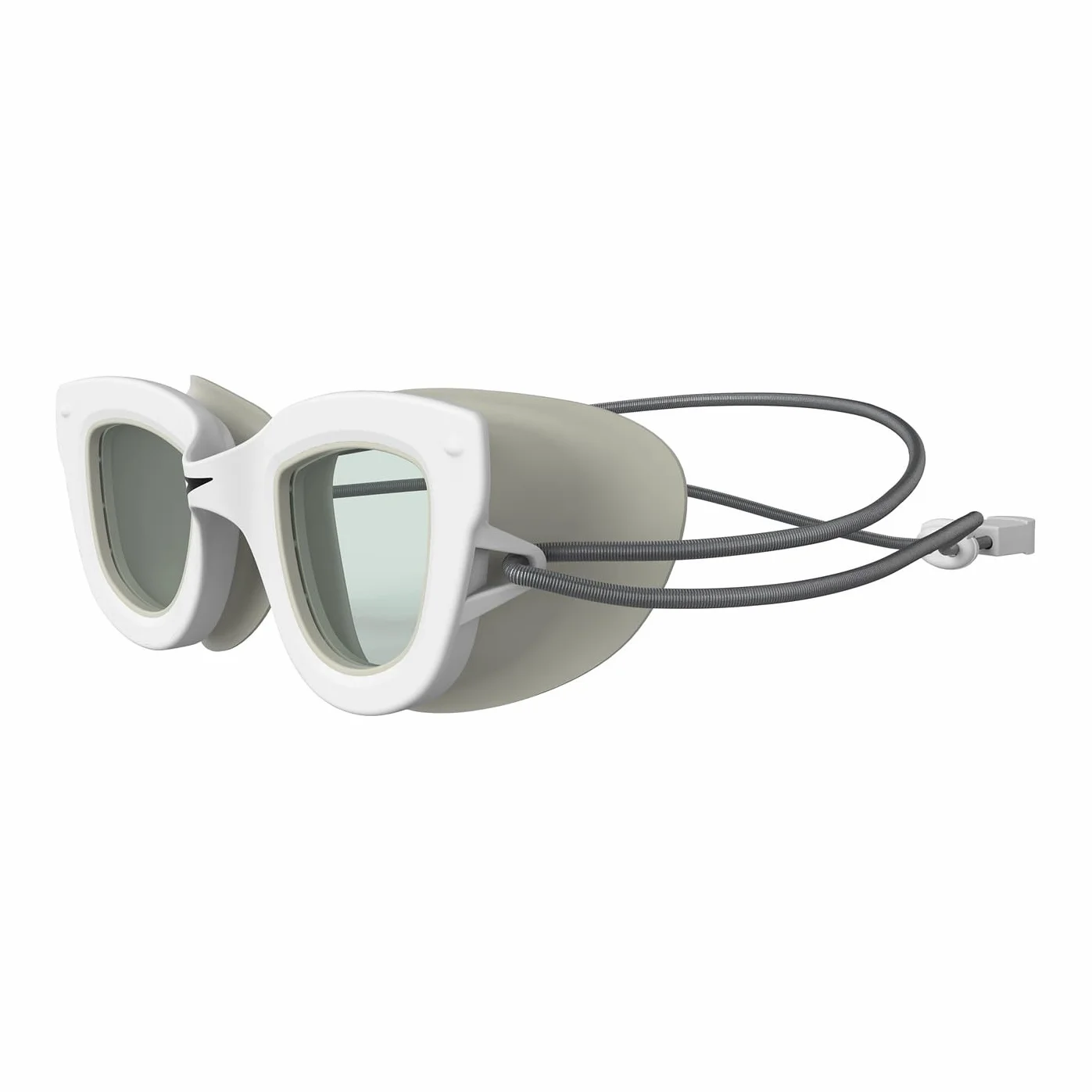 Speedo Gogle pływackie dla dzieci Sunny G Sea Seasiders | Antywyciekowe | Stylista Design | Wakacje dla dzieci, biały/szary, jeden rozmiar