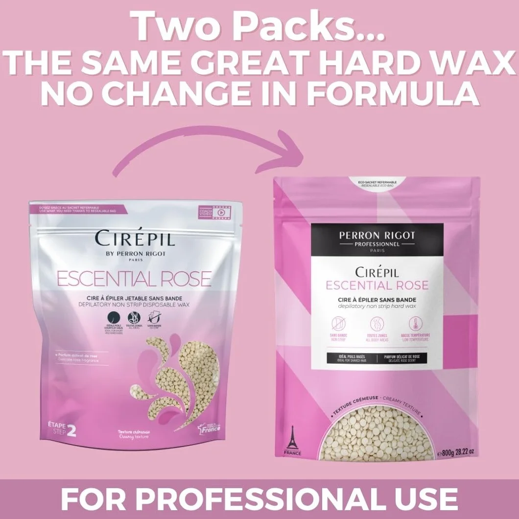 Cirepil Escential Rose 160588107 Wosk do Depilacji, 805 g