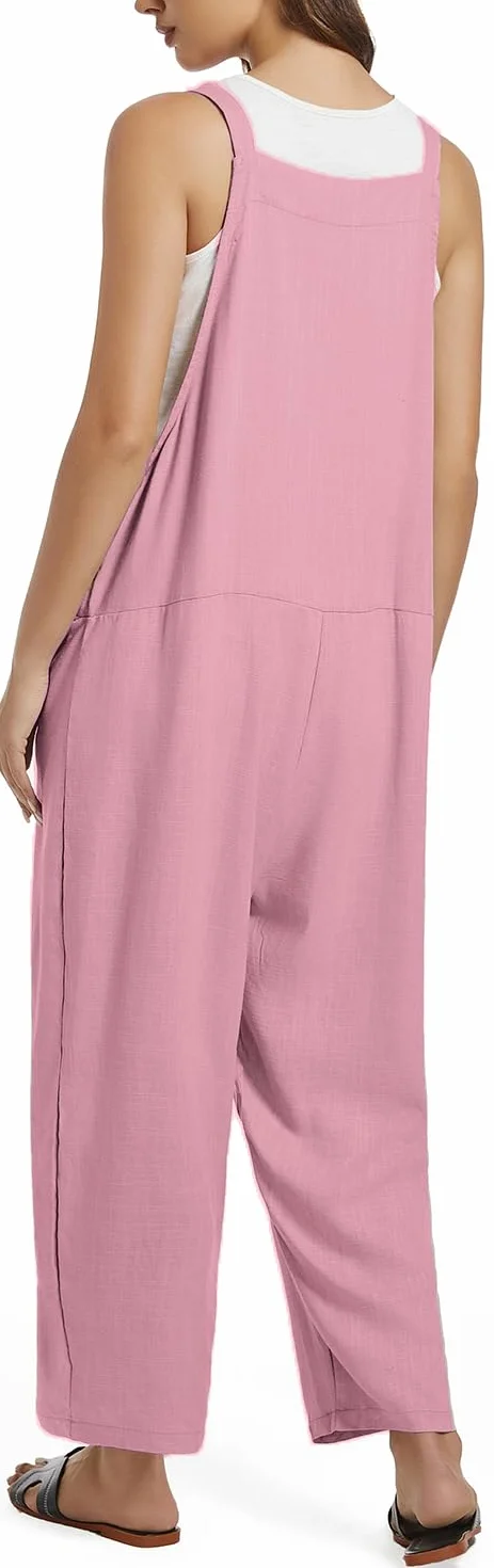 Eleganckie damskie letnie spodnie lniane