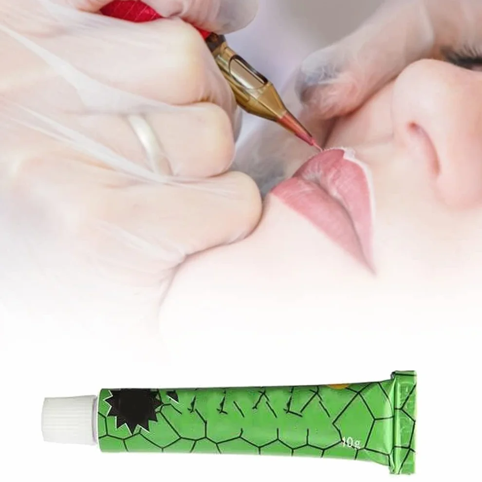 10g Krem znieczulający do tatuażu, przed tatuowaniem, depilacją laserową, piercingiem, półtrwałym microbladingiem