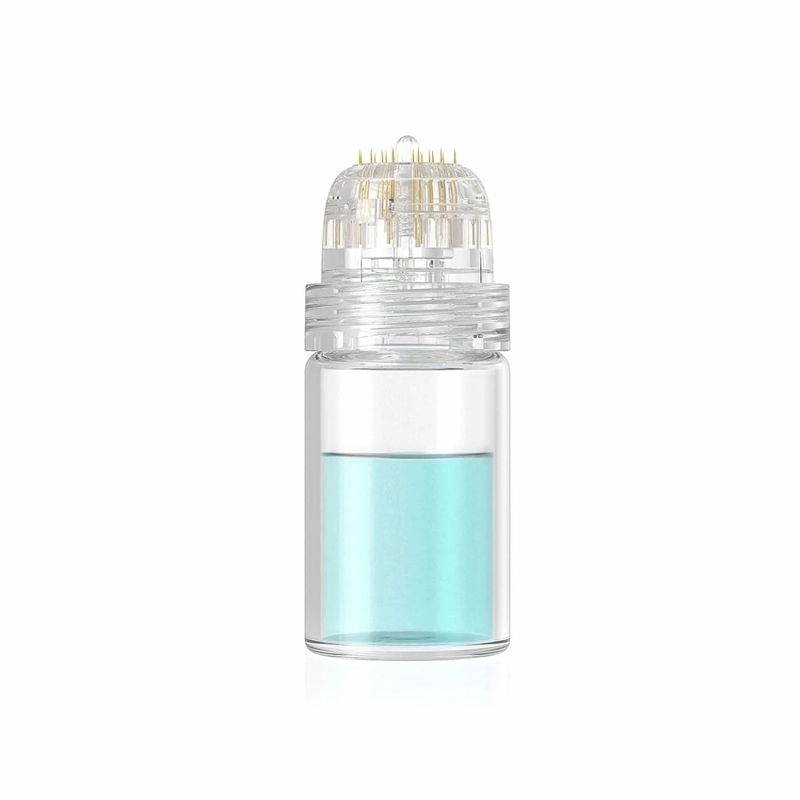 Derma Stamp Hydra Needle 20, Microneedling Titanium 20 Pin Długość 1,0 mm, butelka wielokrotnego użytku serum do pielęgnacji skóry i stymulacji wzrostu włosów brody