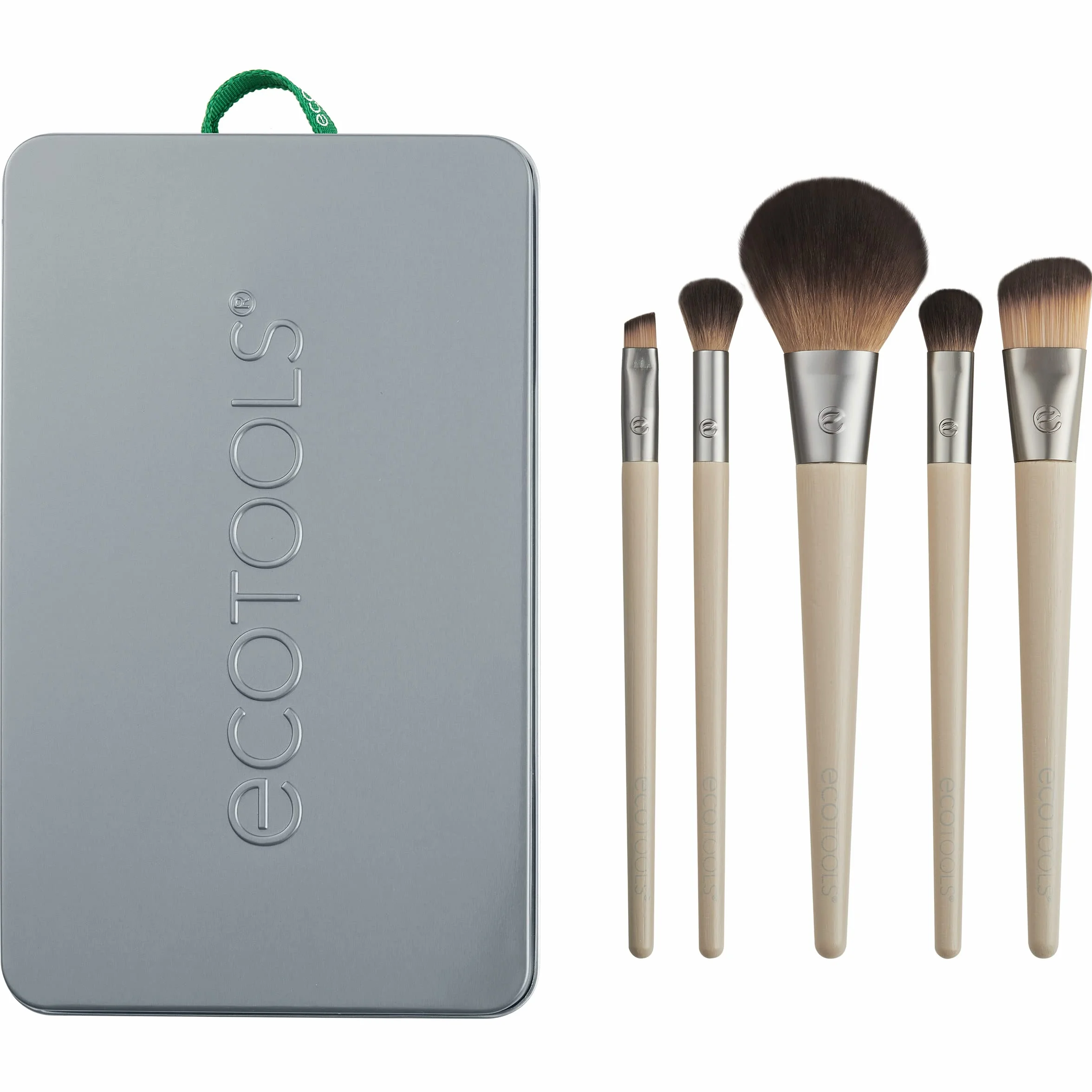 EcoTools Zestaw pędzli do makijażu 6-częściowy z etui