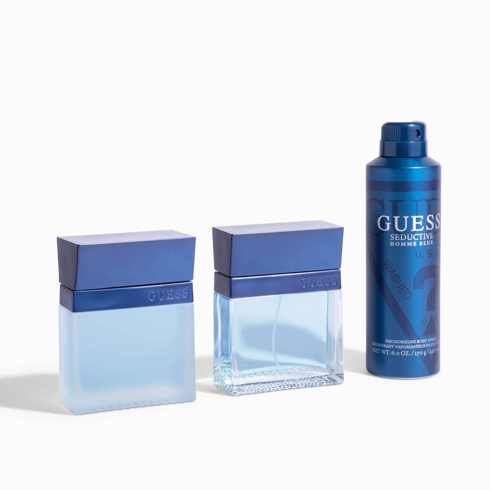 GUESS Seductive Blue, woda toaletowa dla mężczyzn, orientalno-drzewny zapach, świeży i pikantny, długotrwały