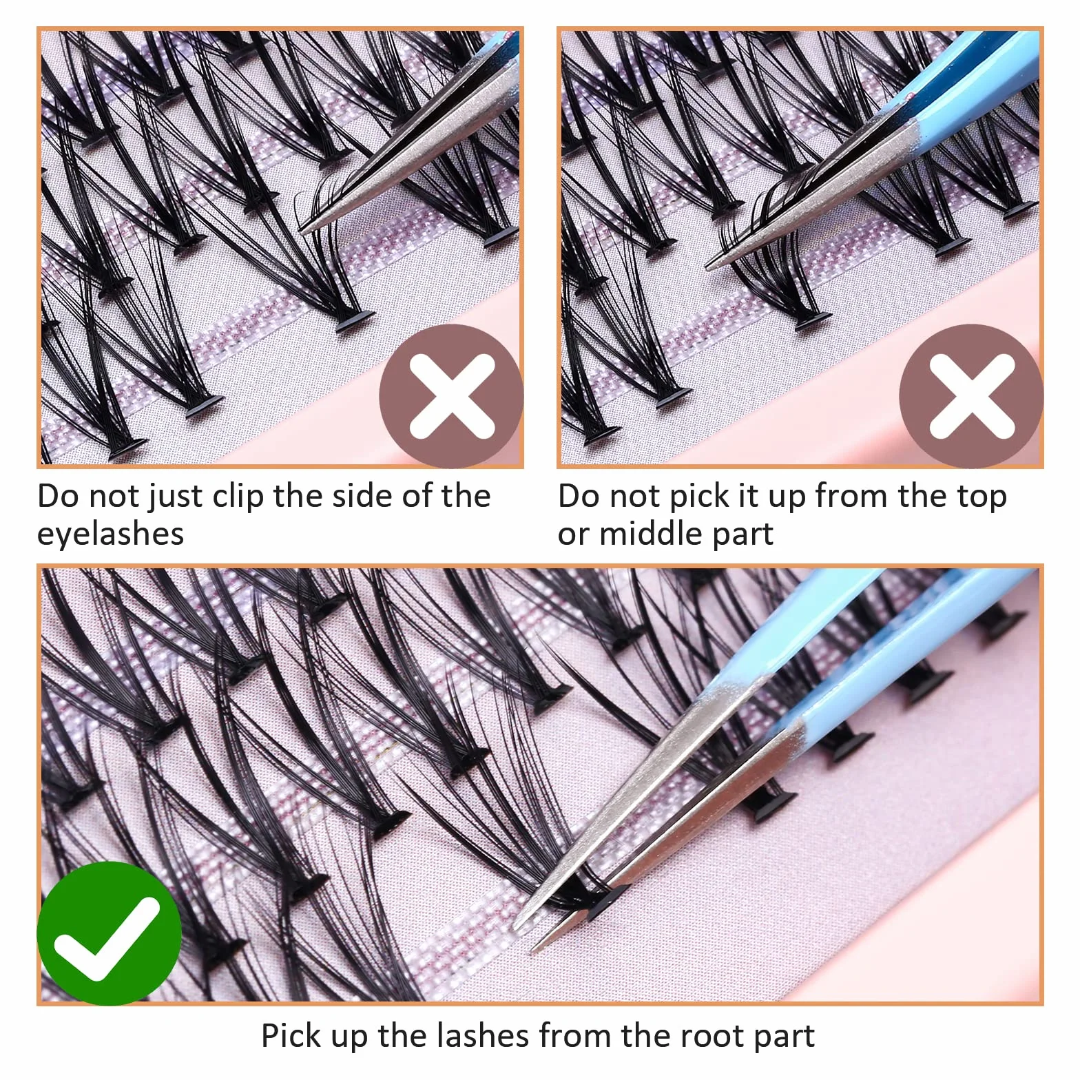 MLEN DIARY Pojedyncze rzęsy Manga Lashes Diy do przedłużania rzęs, 128 Cluster C Curl z klejem, pojedyncze, naturalne, miękkie rzęsy do użytku domowego