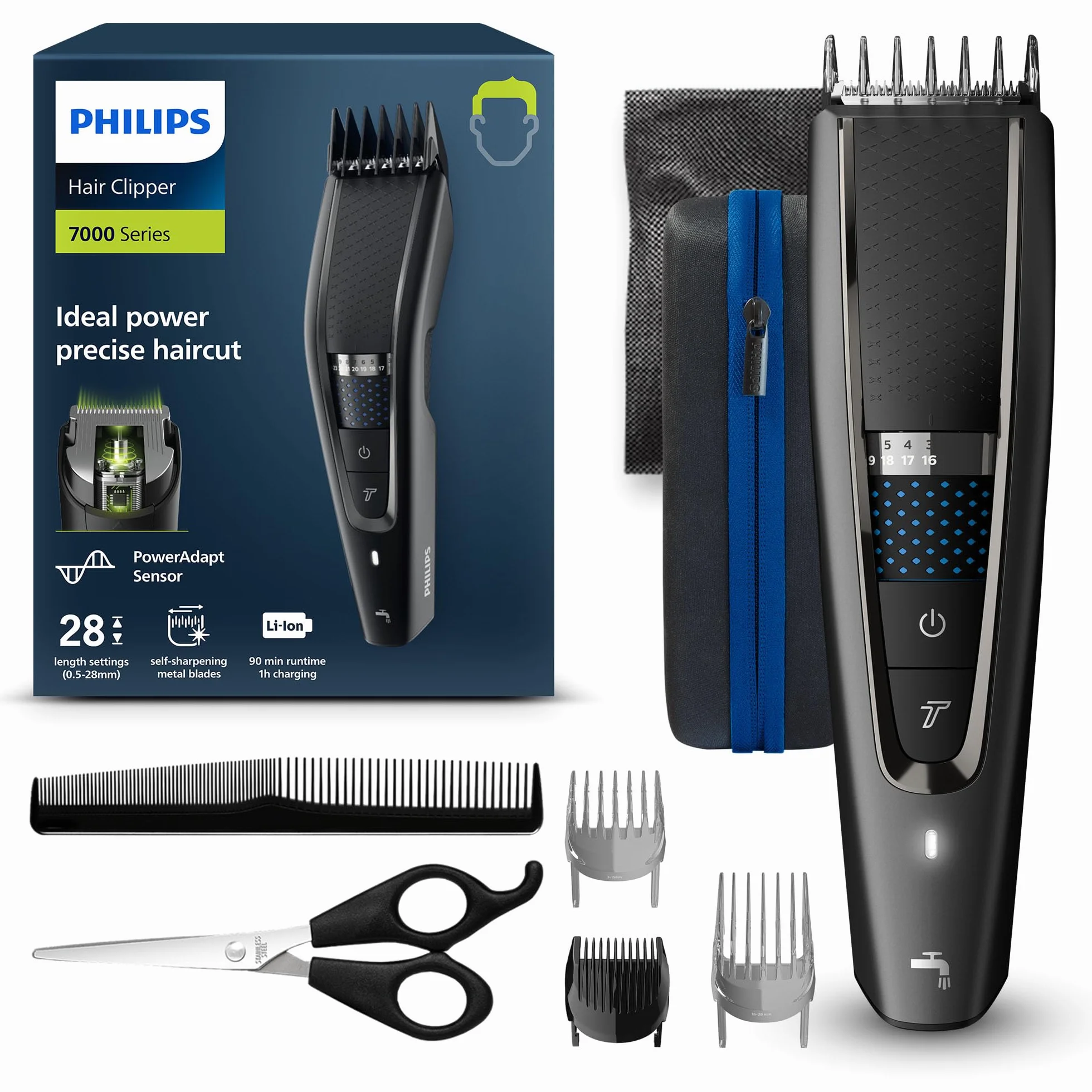Philips Series 7000 HC7650/15 Hair Clipper maszynka do strzyżenia włosów Trim-n-Flow