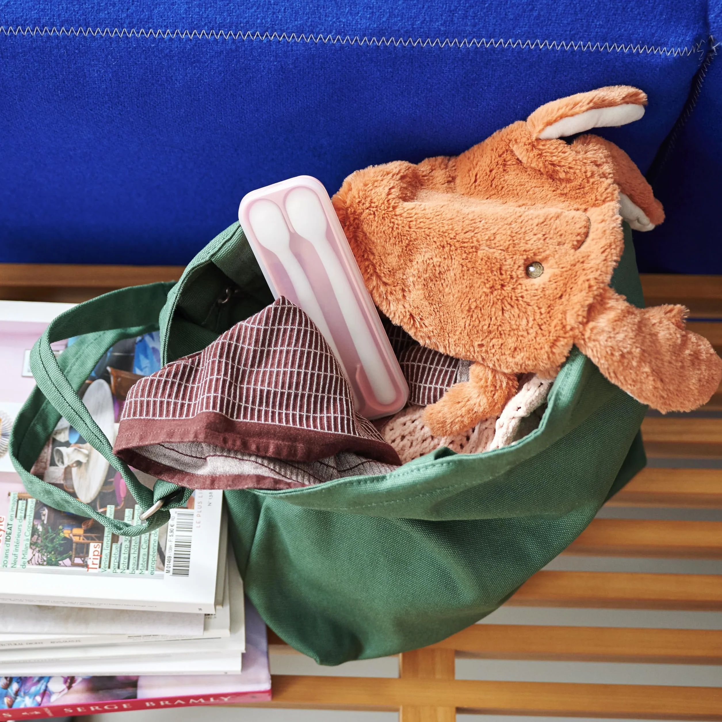 Mepal, Łyżka do Karmienia Niemowląt Mio Little Dutch, z Długim Uchwytem, Nadaje się do Mycia w Zmywarce i bez BPA, Naczynia dla Niemowląt, Zestaw 2 szt., Forest Friends
